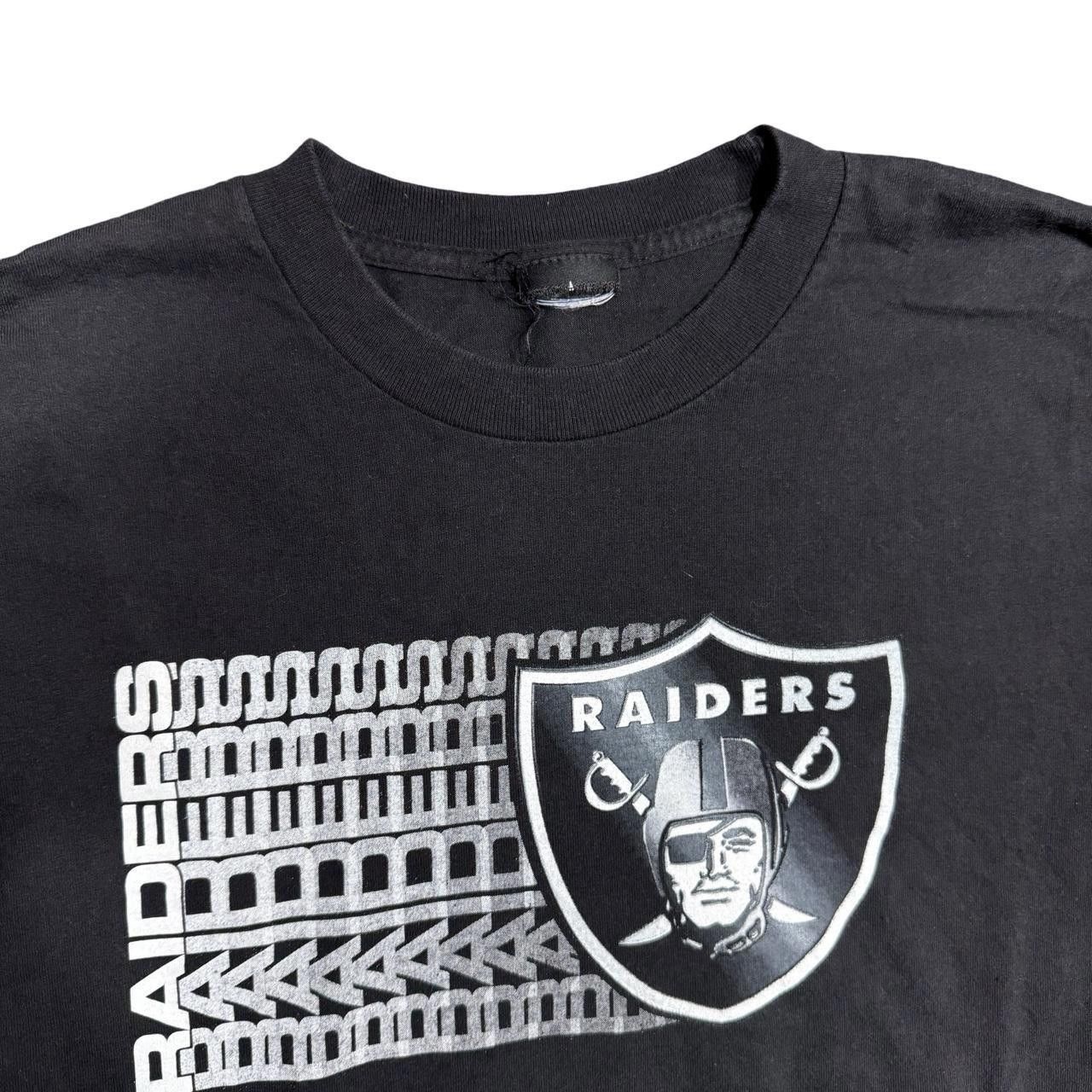 NFL Vintage Oakland Raiders Motion Logo NFL T-Shirt Size US L / EU 52-54 / 3 - 2 Thumbnail