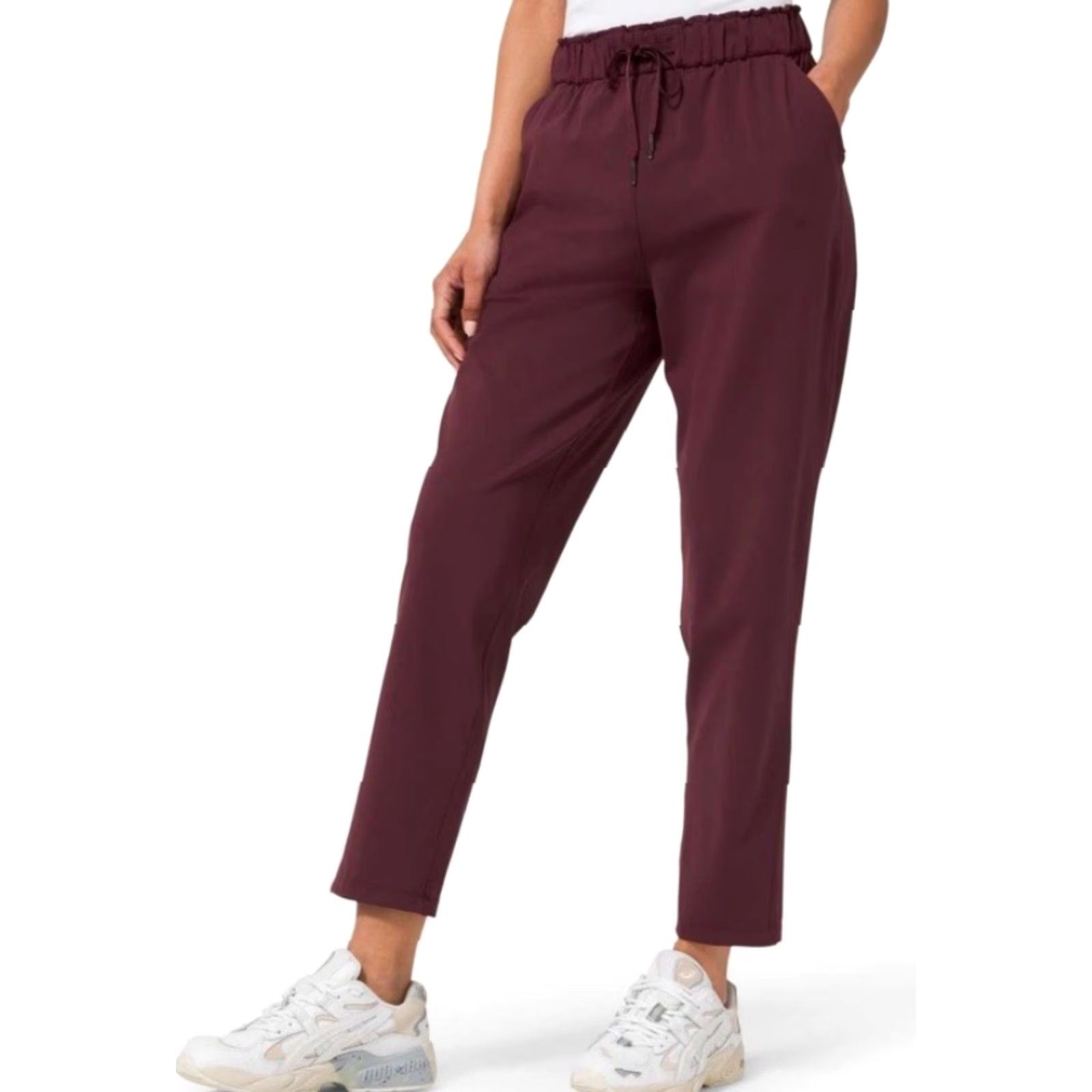 Lululemon VINTAGE Lululemon Keep Moving 7/8 Pant High Rise 12 Cassis Full-On Luxtreme Regular 27in Women Waist 32in Pockets Athleisure Size 34" / US 12 / IT 48 - 2 Thumbnail