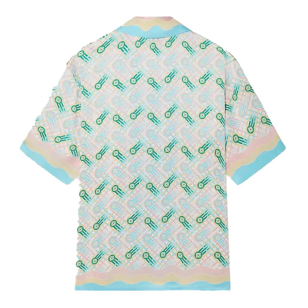 Casablanca o1mle0326 Cuban Collar Short Sleeve Shirt Ping Pong print Size US L / EU 52-54 / 3 - 2 Thumbnail