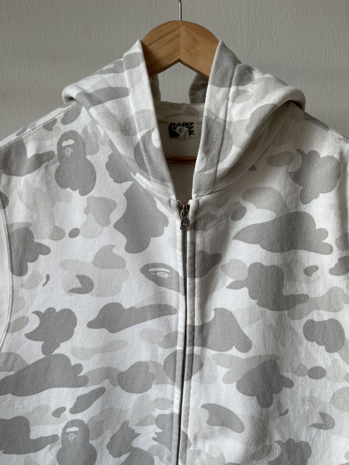 Bape 2005 Bape Camo Sleeve Less Hoodie Size US L / EU 52-54 / 3 - 4 Thumbnail