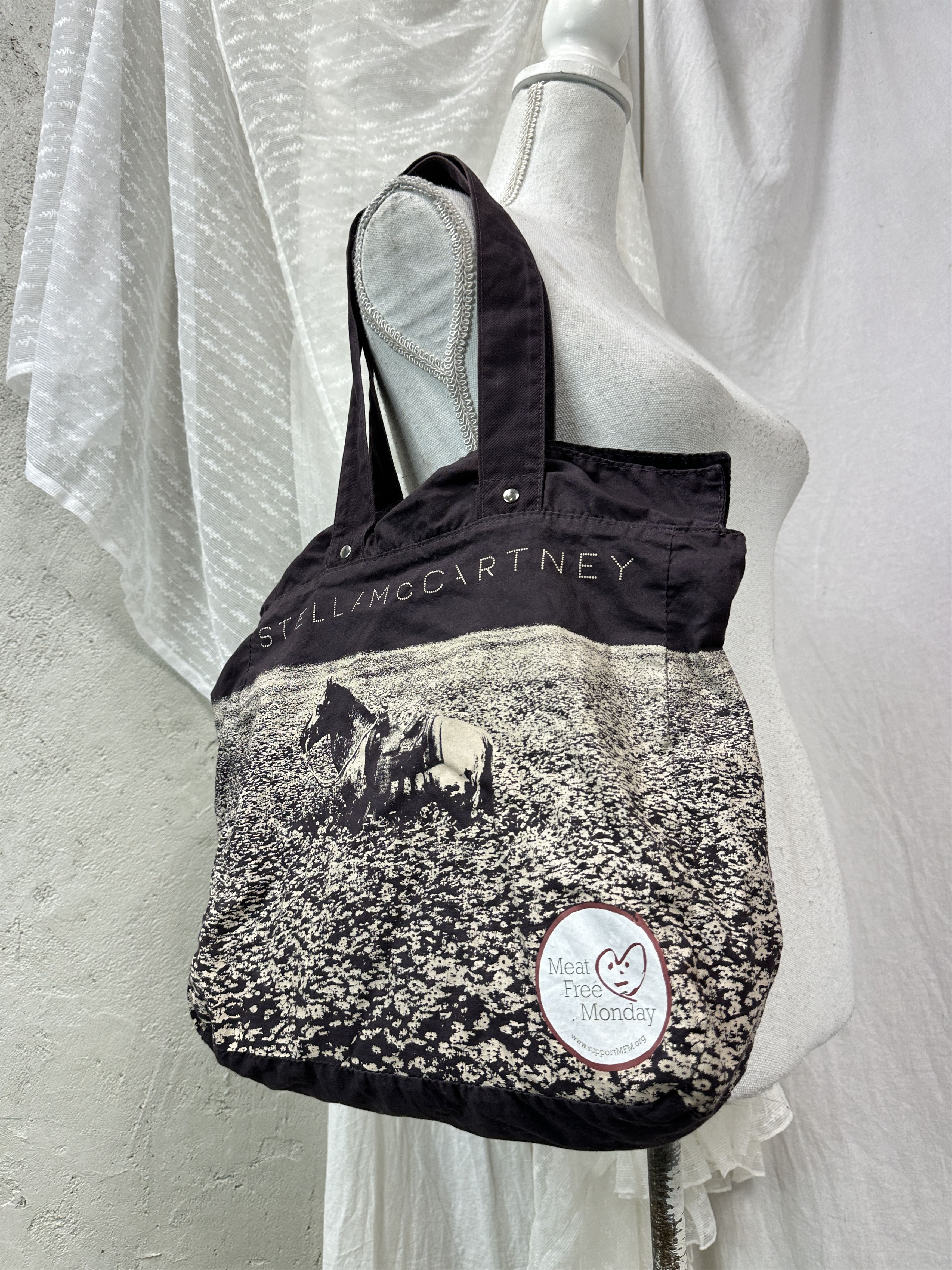 Stella McCartney Vintage Stella McCartney Printed Horse Tote Bag Bag Y2K Size ONE SIZE - 7 Thumbnail