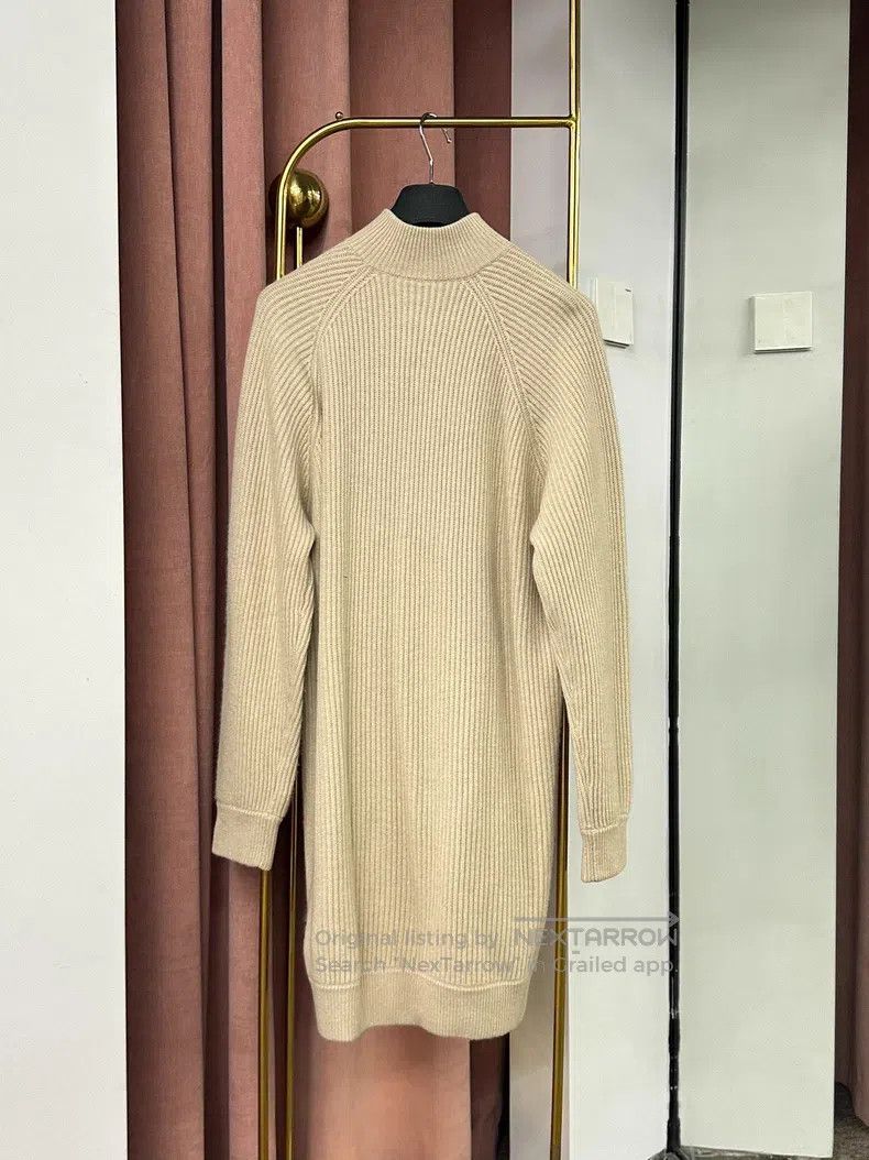 Brunello Cucinelli Brunello Cucinelli Zipper Collar Cashmere Cardigan Jacket Size S / US 4 / IT 40 - 3 Thumbnail