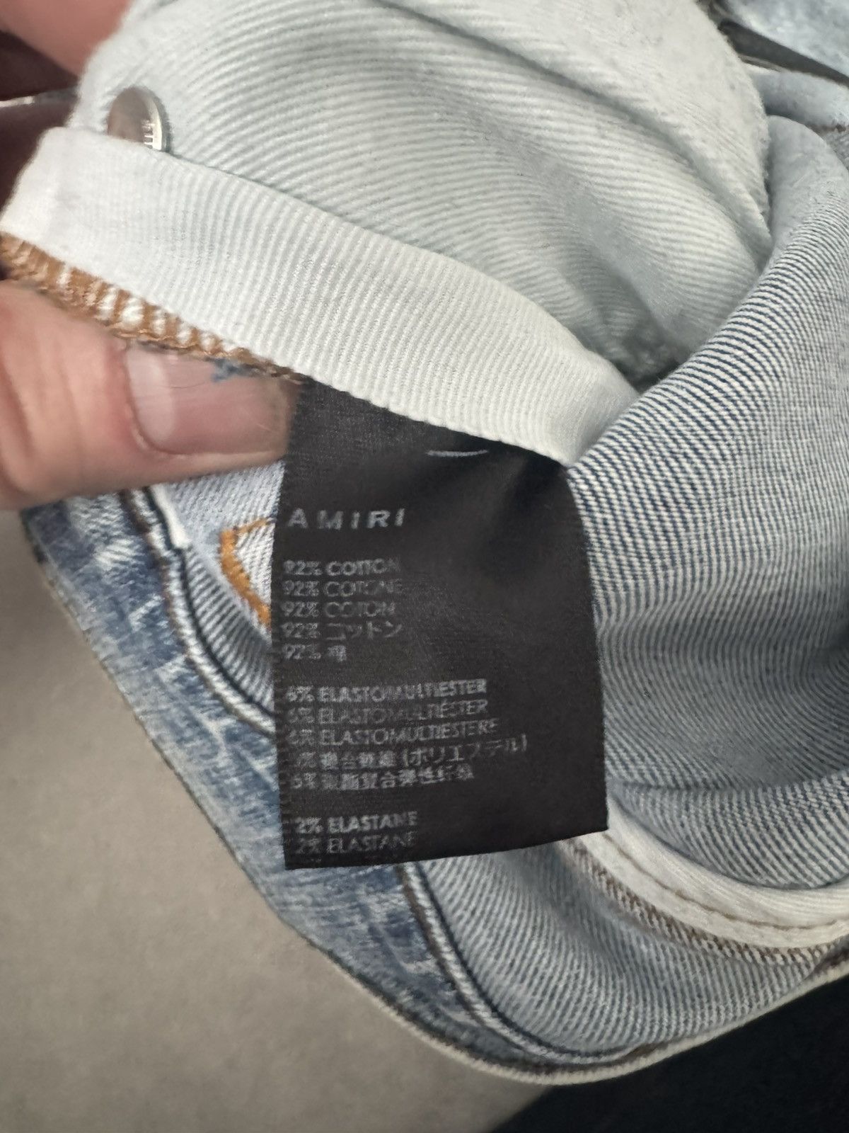 Amiri Amiri - Stone Wash Indigo Stack Size US 36 / EU 52 - 4 Thumbnail