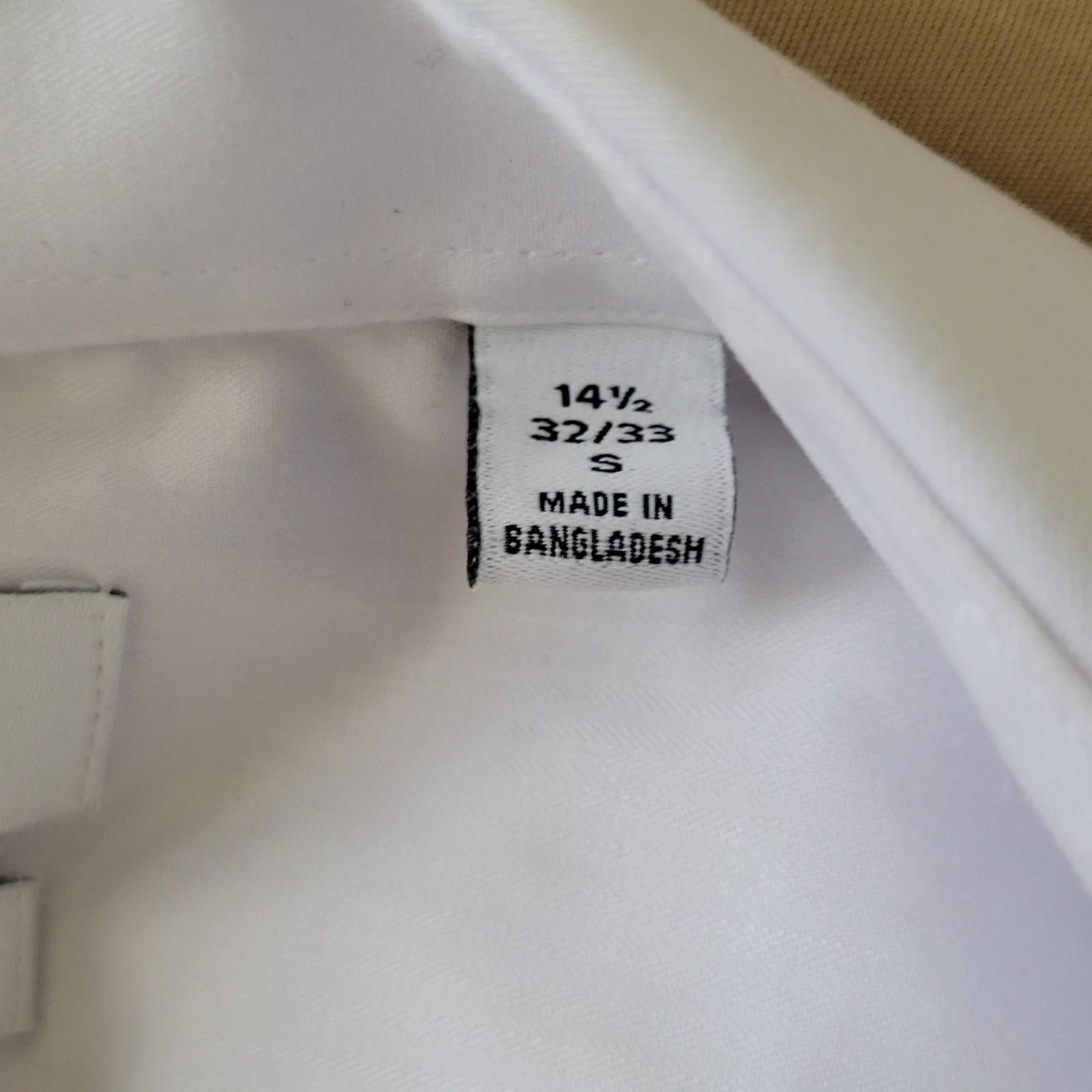 Calvin Klein Calvin Klein Steel+ Men’s Small Button Shirt White Slim Fit Size US S / EU 44-46 / 1 - 4 Thumbnail