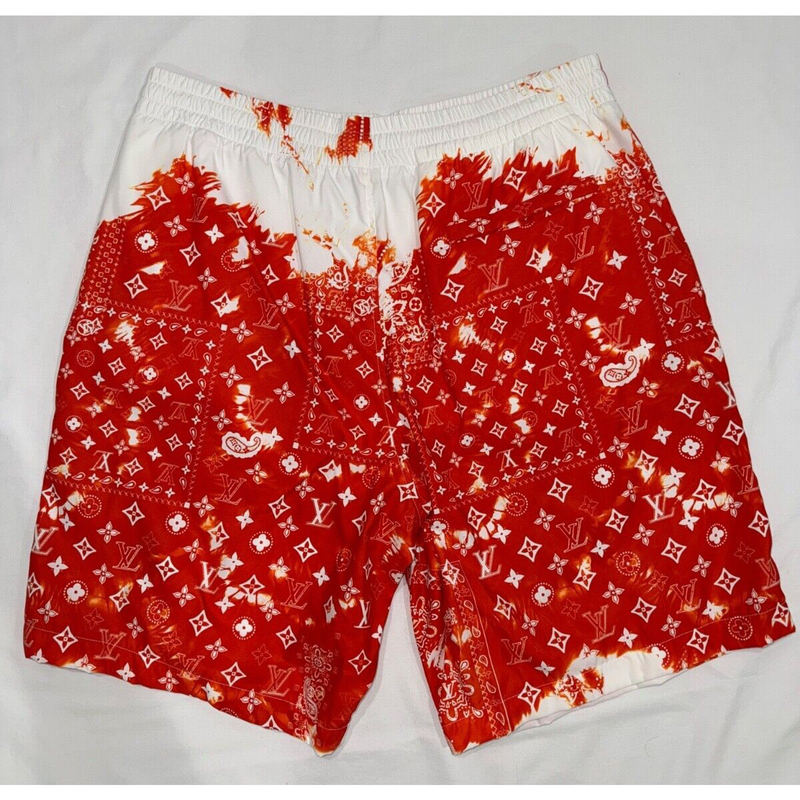 Louis Vuitton Louis Vuitton Bandana Orange LV Monogram Logo Swimming Size US 34 / EU 50 - 2 Thumbnail