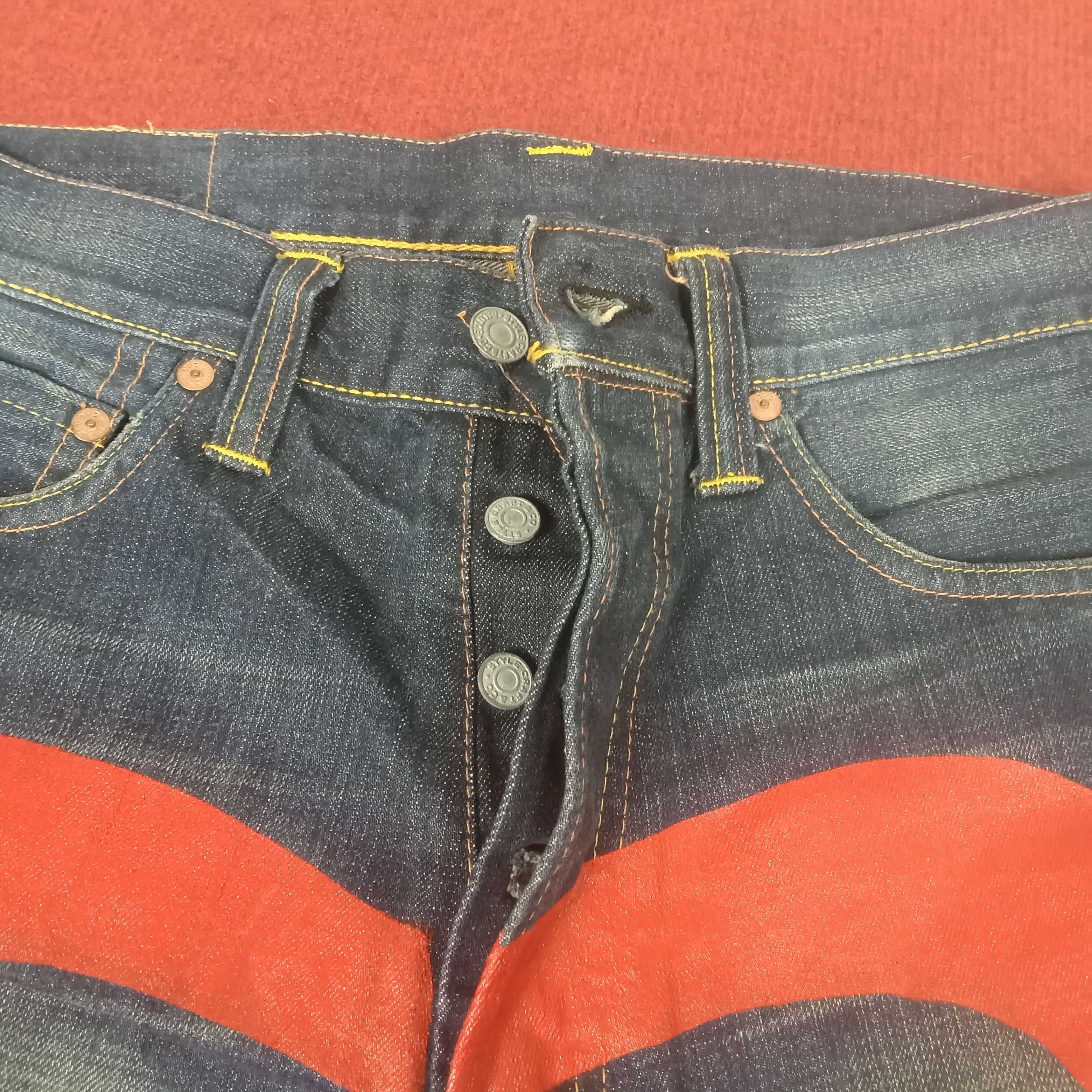Evisu × Japanese Brand × Vintage Evisu Streetwear Skater Custom Daicock Style Jeans Size US 30 / EU 46 - 12 Thumbnail