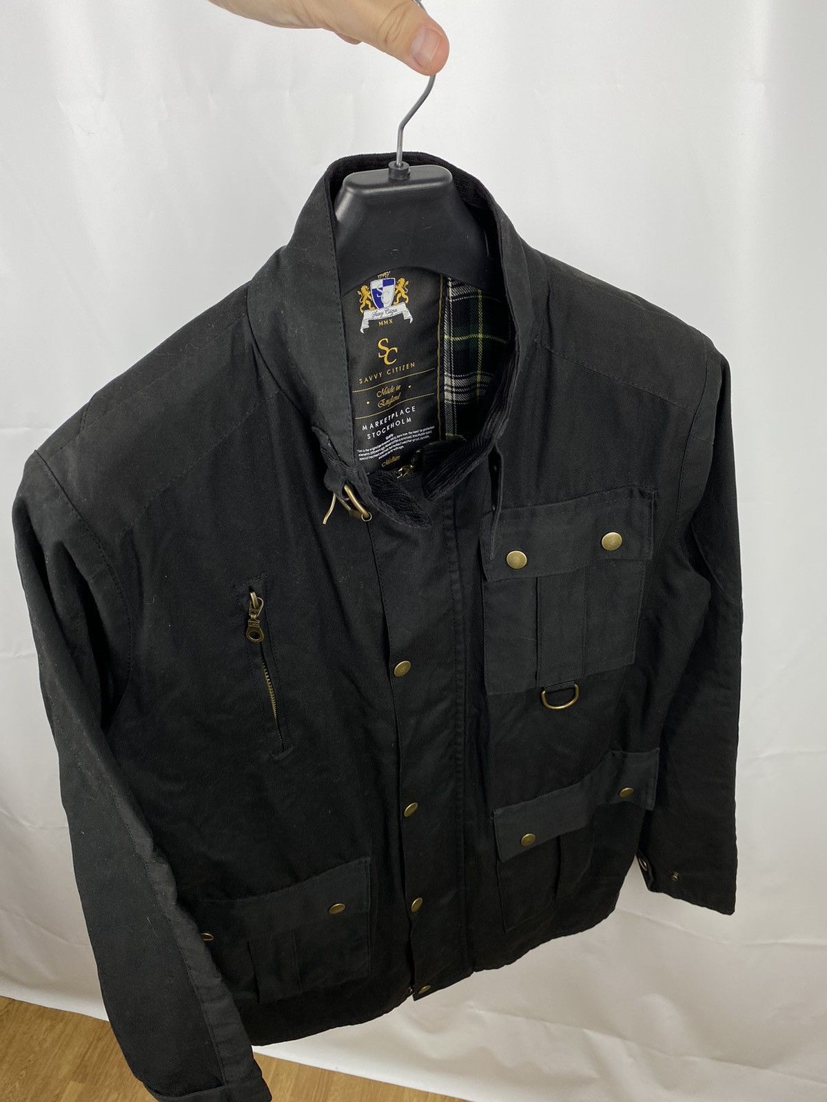 Savvy Citizen Waxed Cotton Jacket Men size M