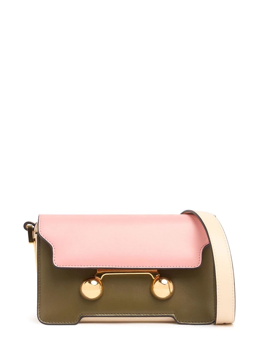 Marni MARNI Trunkaroo Mini Camelia/Deep Sage Shoulder Bag Size ONE SIZE - 1 Thumbnail