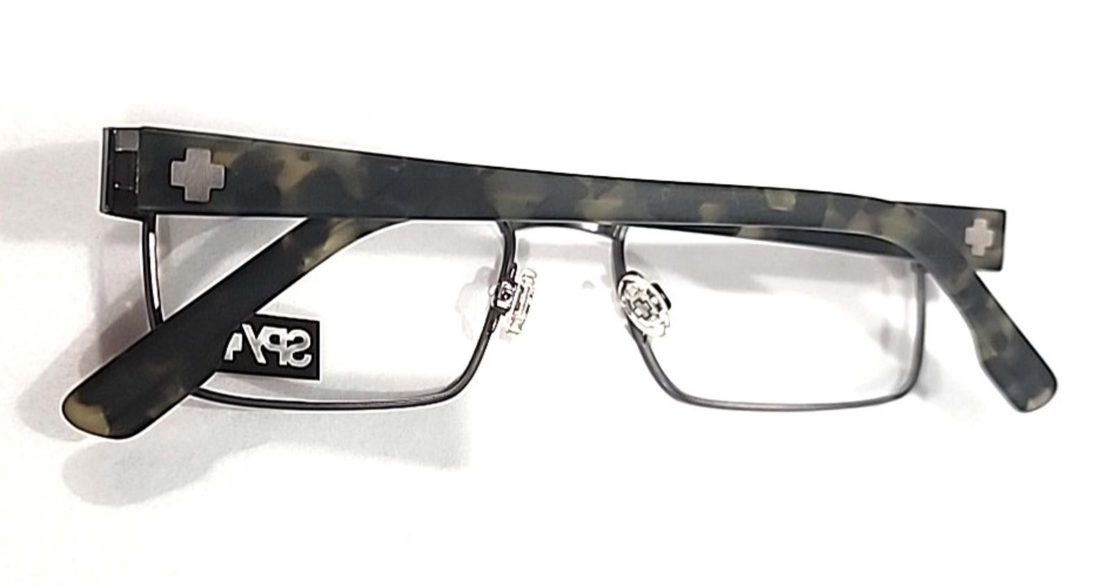 SPY Optic Spy+ Cullen Gunmetal Tortoise Rectangle Eyeglasses 52-18 140 Size ONE SIZE - 5 Thumbnail