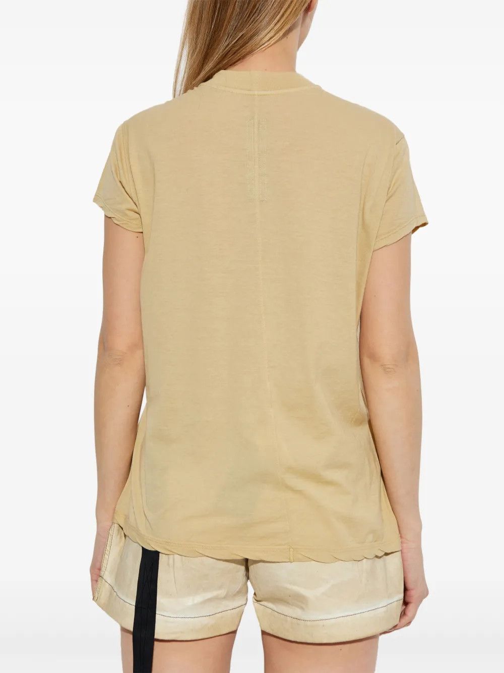 Rick Owens o1y0126 Crewneck T-Shirt in Marigold Size S / US 4 / IT 40 - 4 Thumbnail