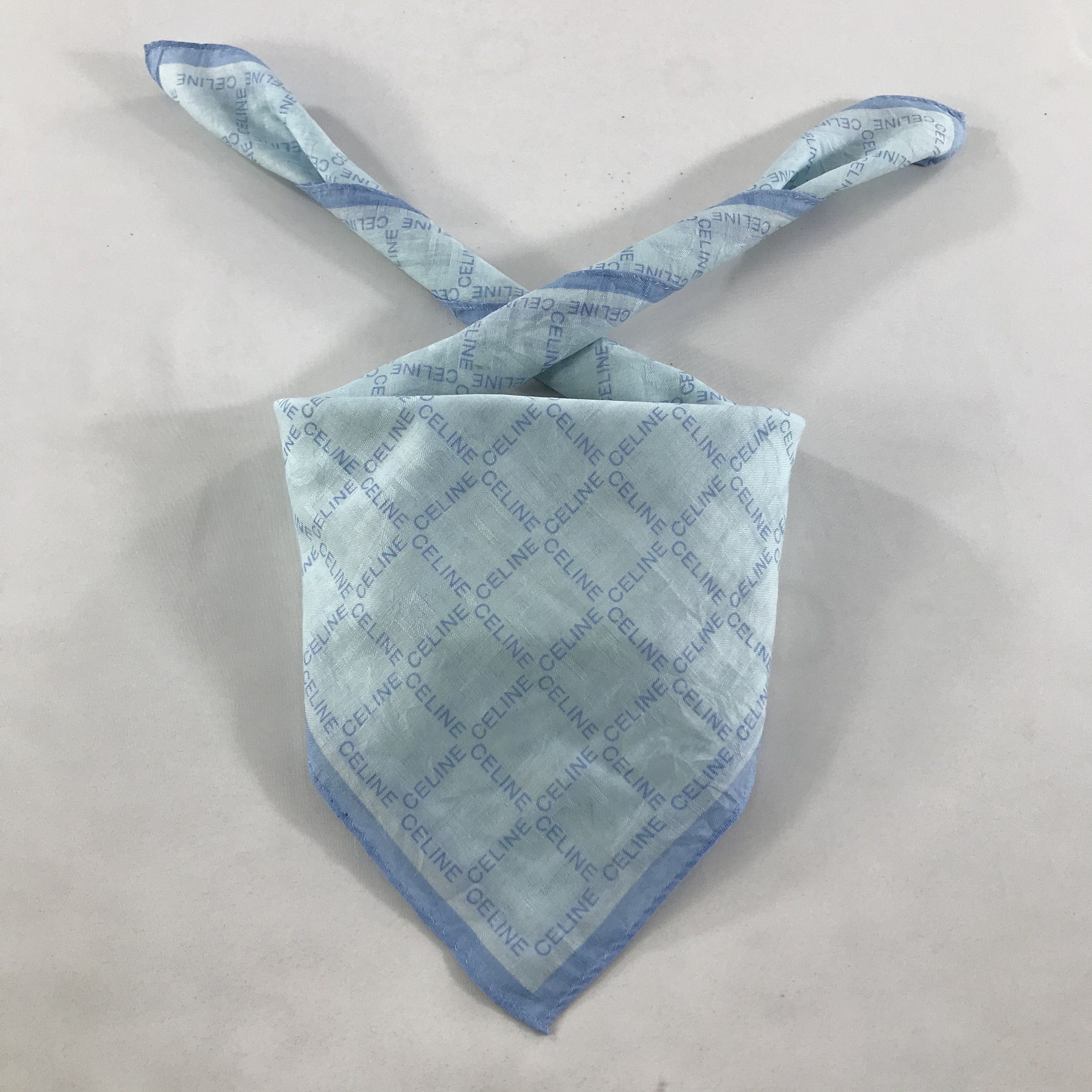Celine × Vintage Celine Bandana / Handkerchief / Neckerchief - S1262 Size ONE SIZE - 3 Thumbnail