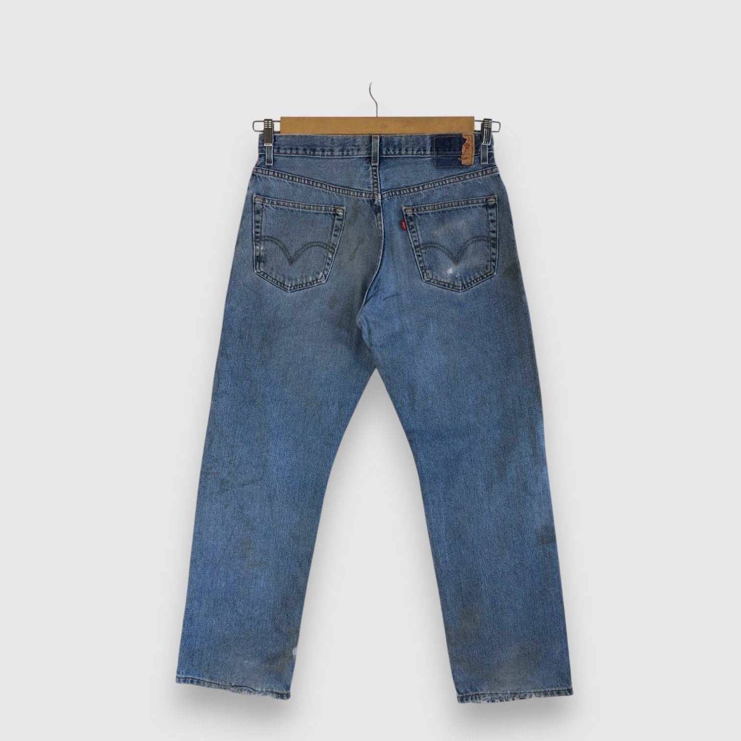 Levi's Vintage Y2K Levis 505 Distressed Jeans Levi's Faded Denim Size US 32 / EU 48 - 2 Thumbnail