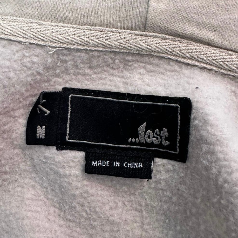 Lost Enterprises grey lost brand zip up hooded jacket Size M / US 6-8 / IT 42-44 - 3 Thumbnail