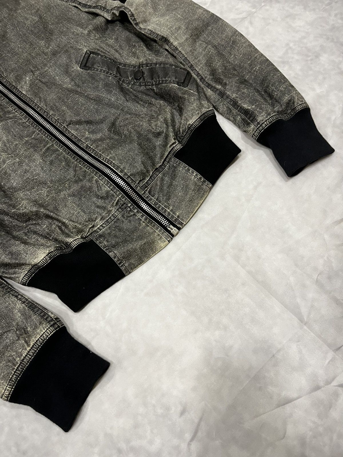 Rick Owens Rick Owens Drkshdw Rare Wet Asphalt MA-1 Bomber Jacket Size US S / EU 44-46 / 1 - 3 Thumbnail