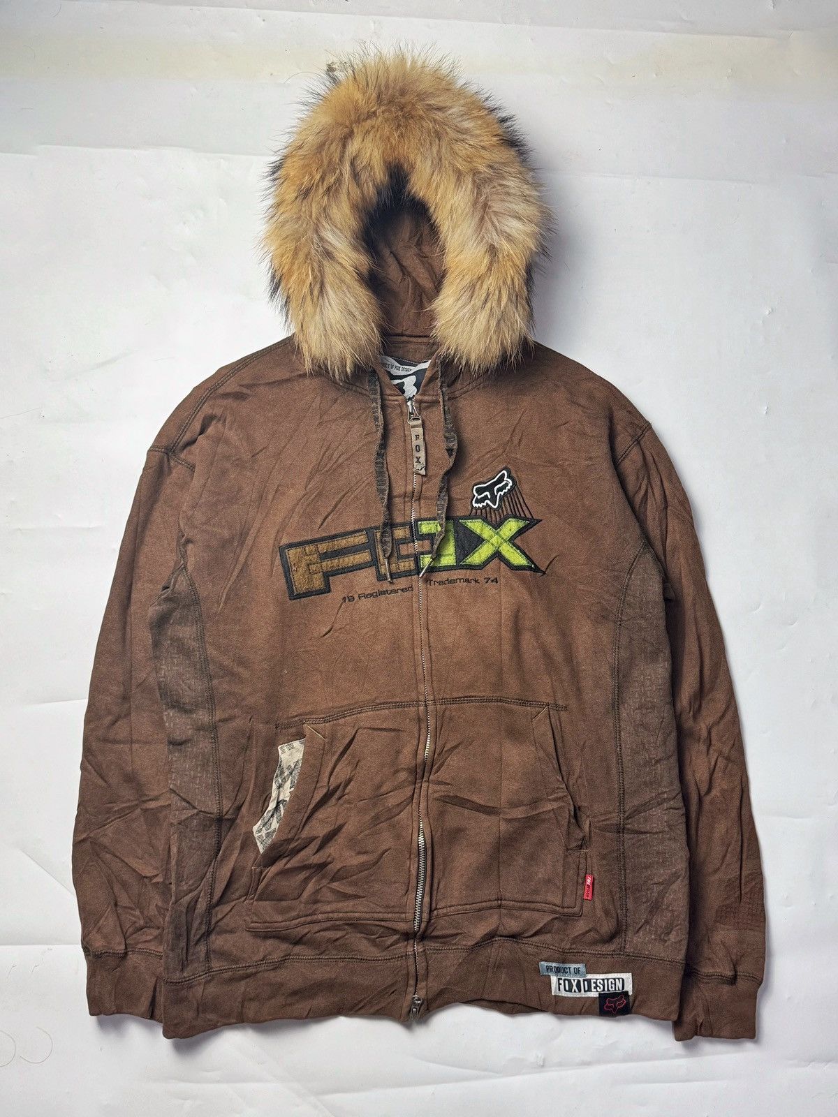 If Six Was Nine × Japanese Brand × Le Grande Bleu (L.G.B.) Fur Hoodie Fox Design Japanese Ifisx Lgb Styled Size US L / EU 52-54 / 3 - 1 Thumbnail