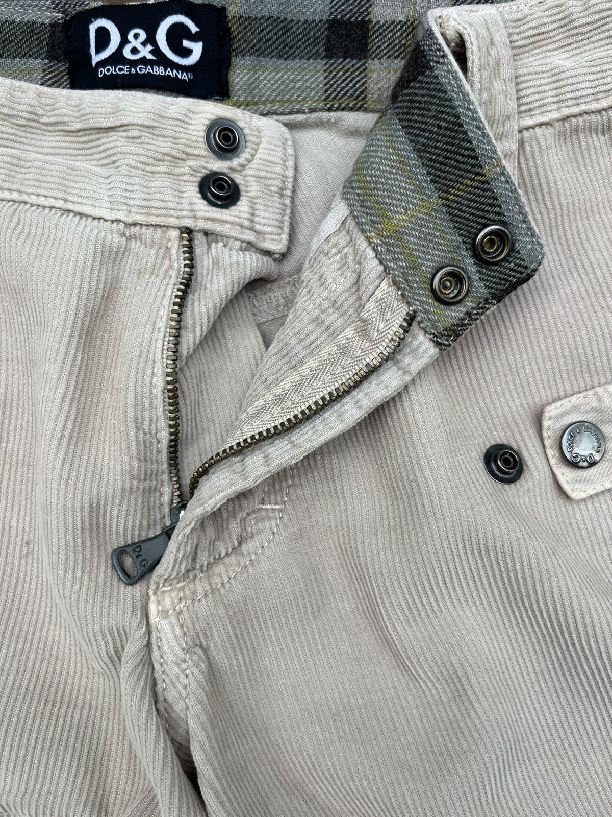 Dolce & Gabbana Dolce & Gabbana 00s Corduroy Cargo Pants Size 30" / US 8 / IT 44 - 4 Thumbnail
