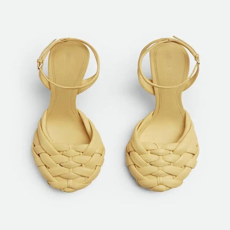 Bottega Veneta o1n1vont1225 Freckles Pumps in Natural Size US 8.5 / IT 38.5 - 4 Thumbnail