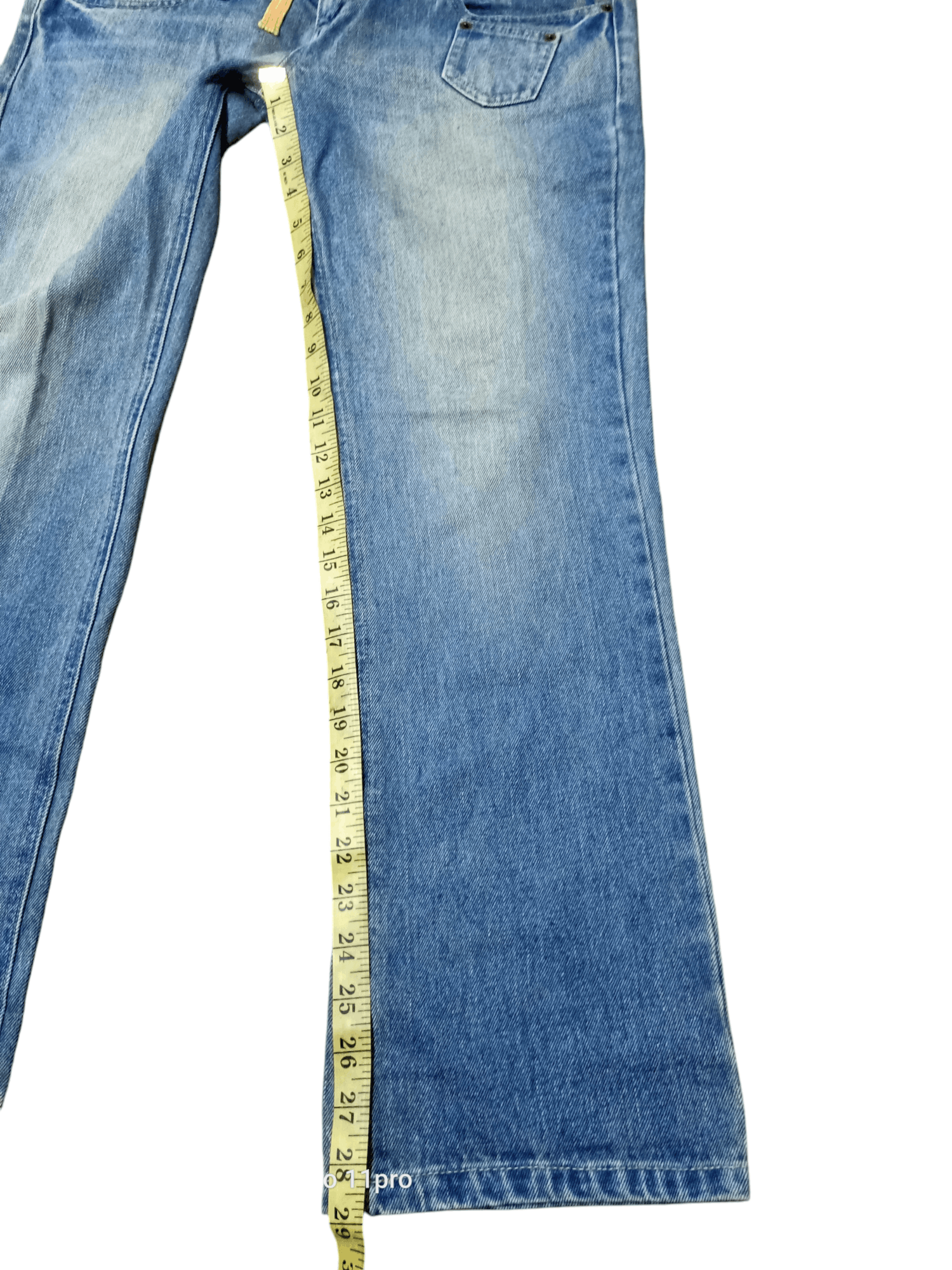If Six Was Nine × Japanese Brand × Le Grande Bleu (L.G.B.) Unbrand Double Waist Flare Denim Size US 34 / EU 50 - 11 Thumbnail