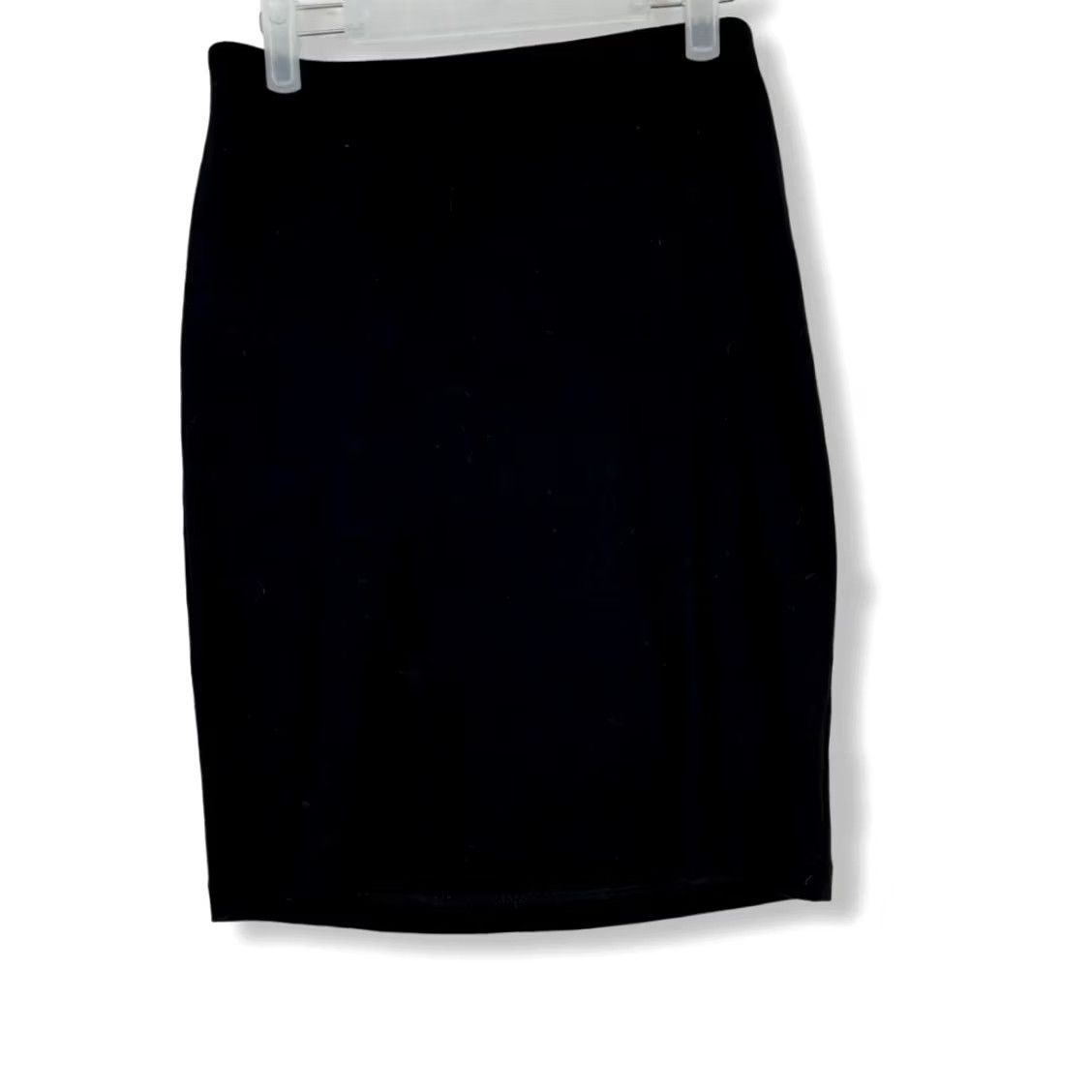 Vintage Philosophy Skirt Women’s Black A-Line Knee-Length Rayon Back-Zip Size 2 Classic Size 26" / US 2 / IT 38 - 2 Thumbnail