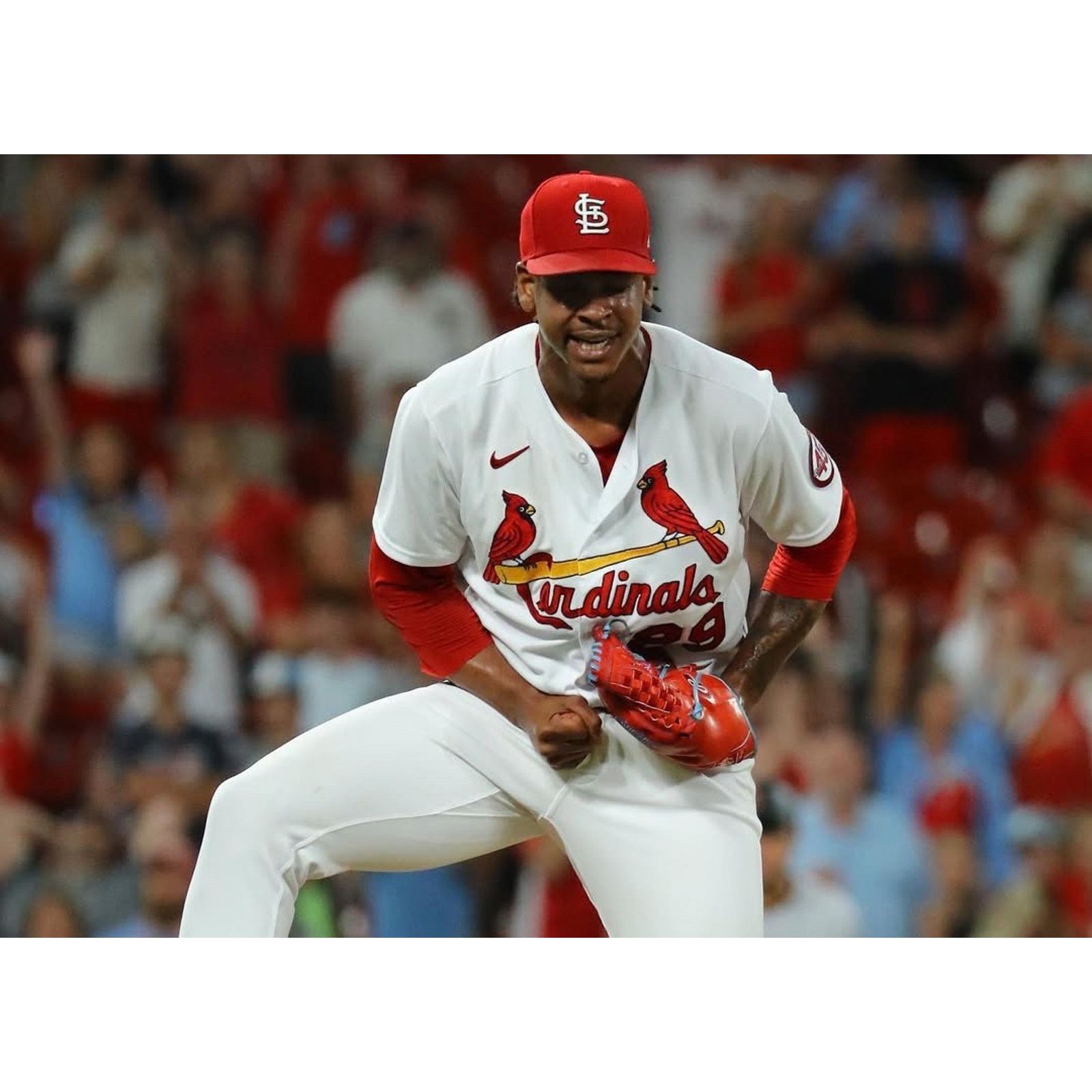 New Era St Louis Cardinals New Era Hat 7 3/4 Alex Reyes Signed Size ONE SIZE - 14 Thumbnail