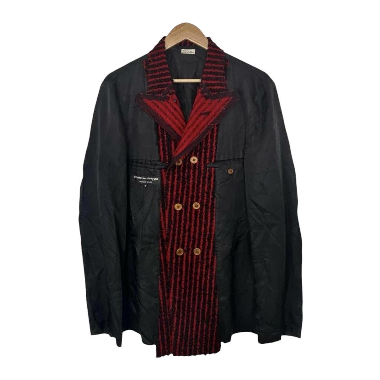 Comme des Garcons × Comme des Garcons Homme Plus Comme Des garcon red pinstripe blazer Size US M / EU 48-50 / 2 - 1 Thumbnail