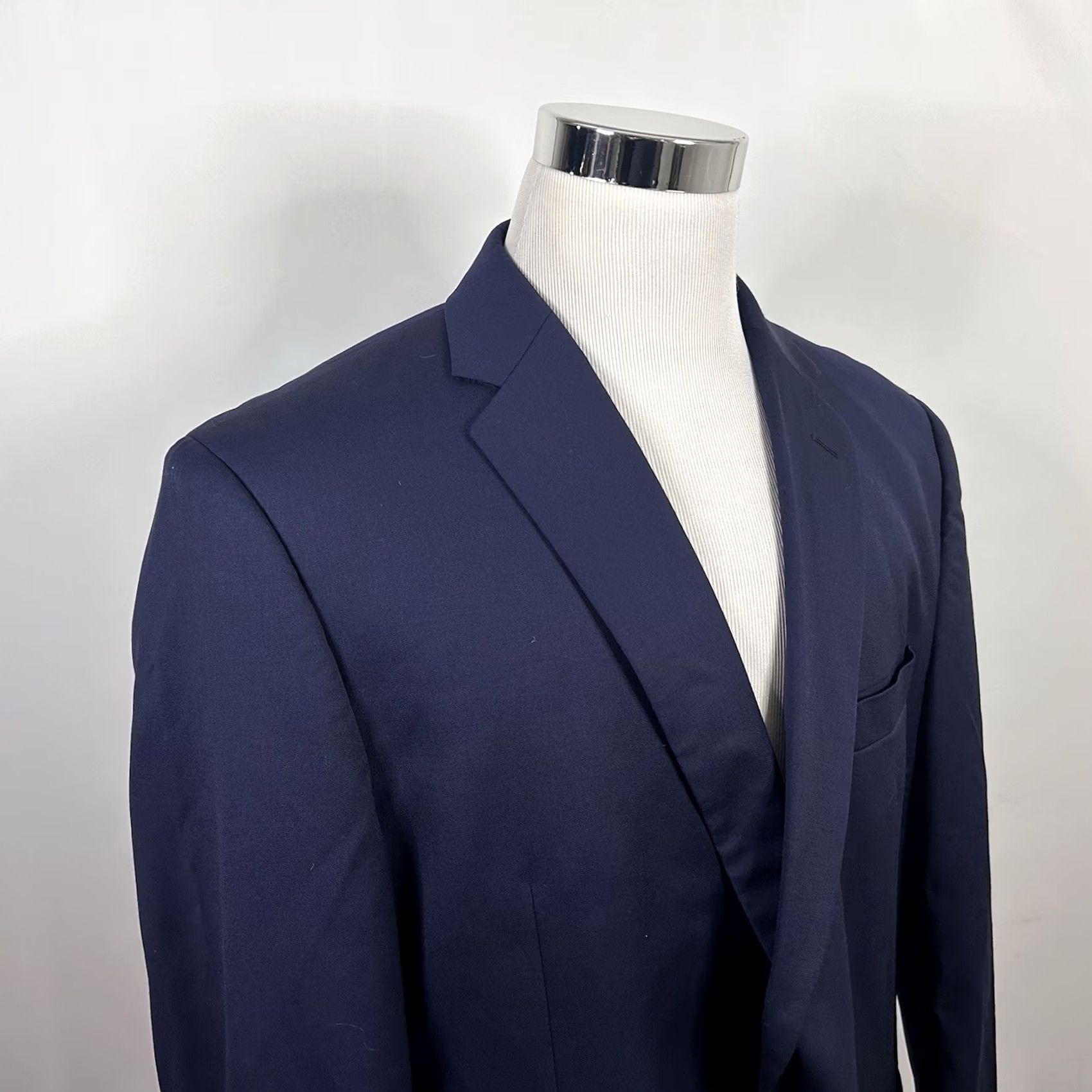 Doublet Linea Uomo Sport Coat 48R Navy Blue Performance Wool Two Button Double Vented Size US XS / EU 42 / 0 - 2 Thumbnail