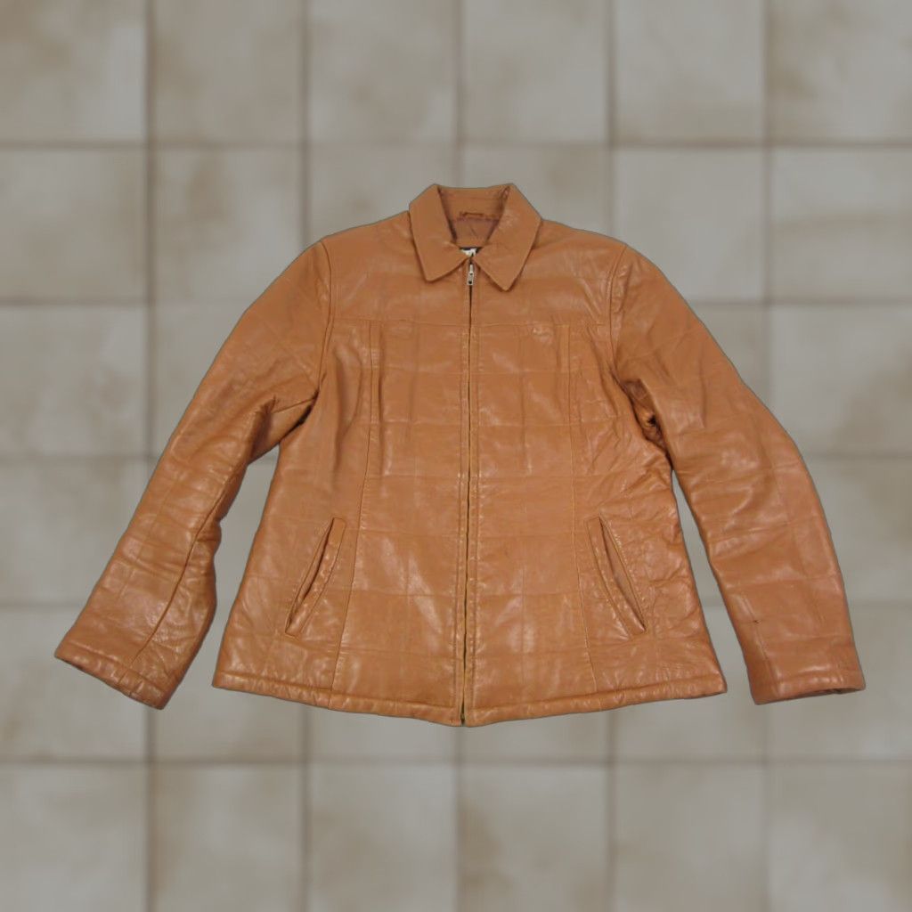 Vintage Vintage Ecuador Jacket Mens M Brown Full Zip Leather 80s 90s Outdoor Pockets Casual Workwear Size US M / EU 48-50 / 2 - 1 Thumbnail