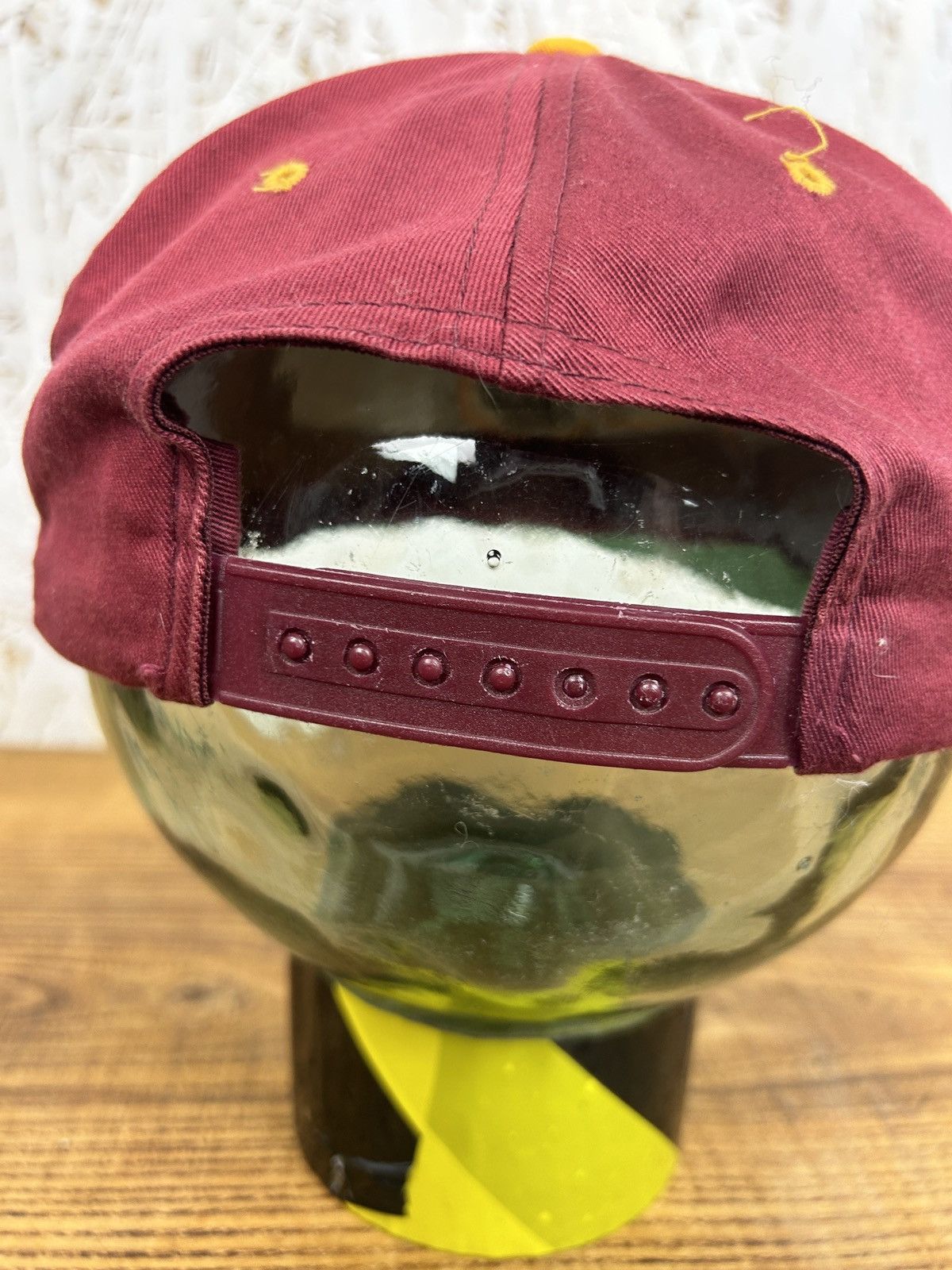NFL 90s NFL Washington Redskins Red Cap Hat OS Size ONE SIZE - 6 Thumbnail