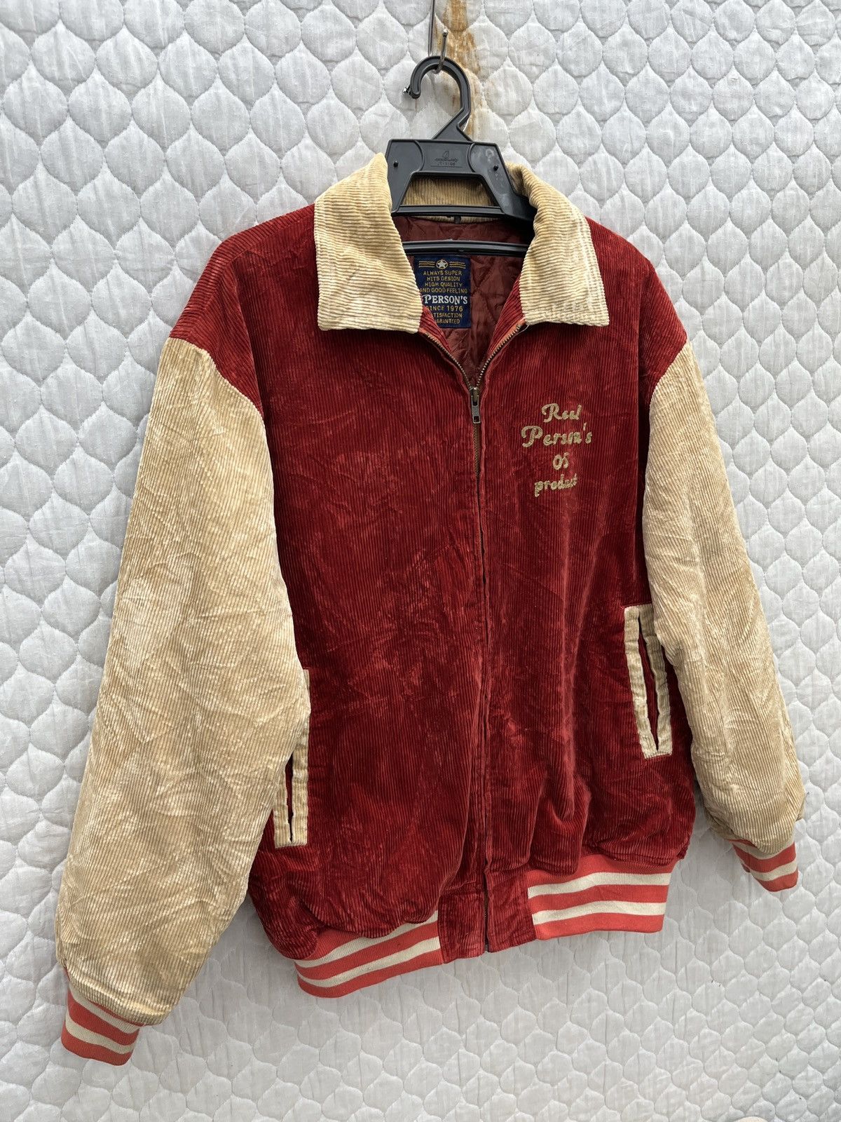 PERSON'S 🔥🔥🔥ARCHIVE VTG PERSONS CORDUROY BOMBER JACKET Size US L / EU 52-54 / 3 - 5 Thumbnail