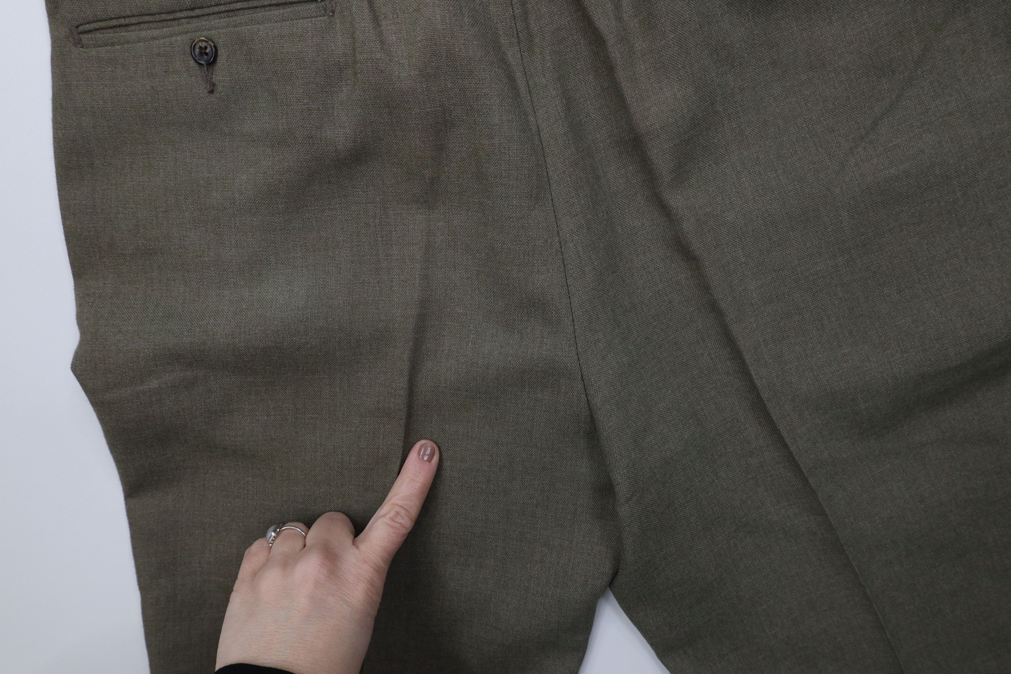 Vintage Vintage 60s 70s Streetwear Knit Wide Leg Chino Pants USA Size US 34 / EU 50 - 15 Thumbnail
