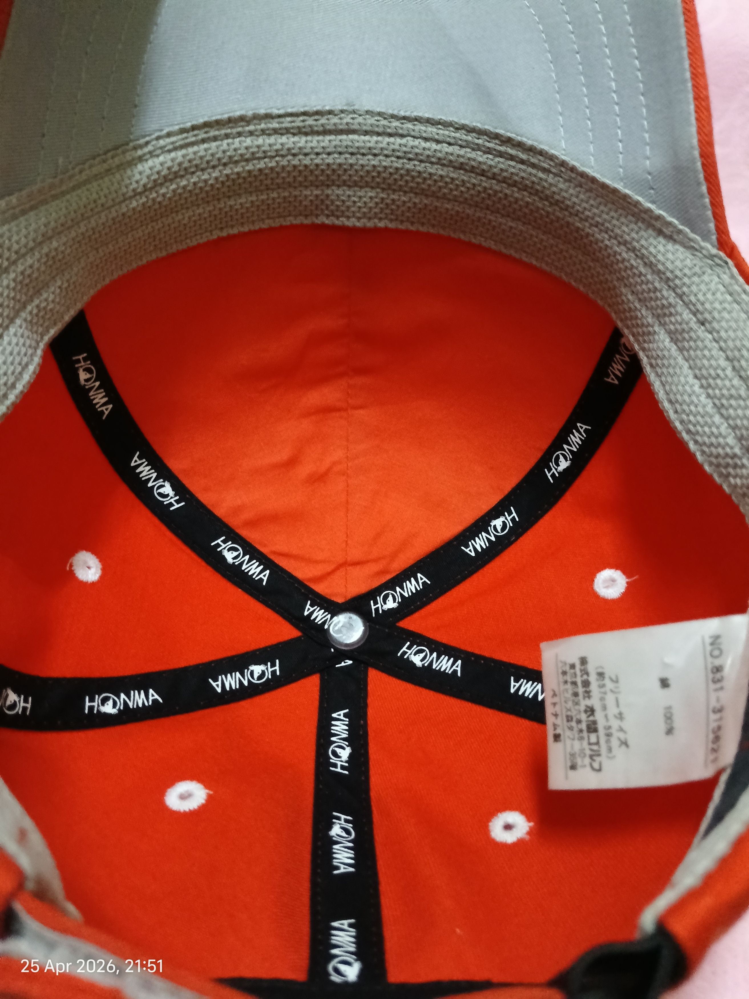 Japanese Brand VINTAGE HONMA GOLF JAPAN CAP HAT Size ONE SIZE - 8 Thumbnail