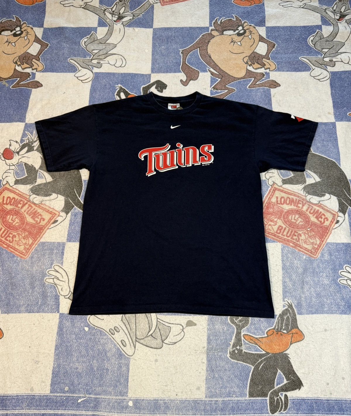 MLB × Nike × Vintage Vintage Minnesota twins Nike tee Size US XL / EU 56 / 4 - 1 Thumbnail