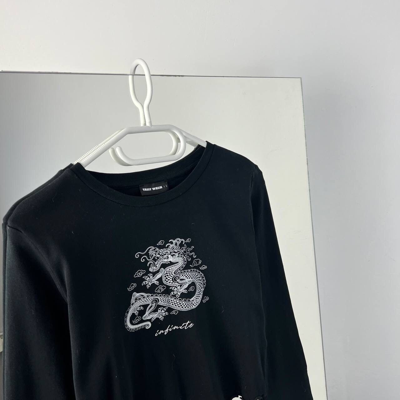 Affliction Crop longsleeve dragon big logo Japanese Style Y2k Size S / US 4 / IT 40 - 2 Thumbnail