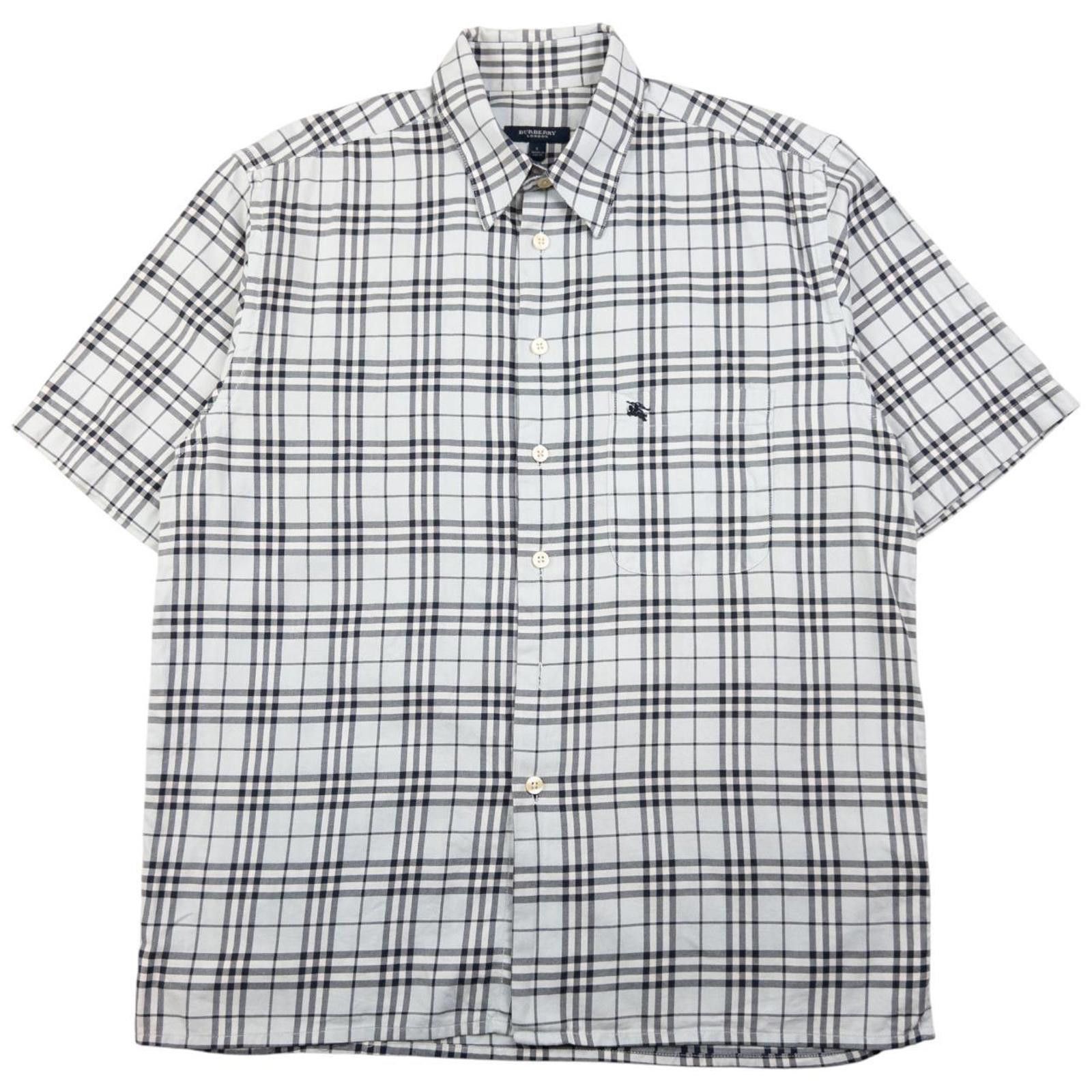Burberry Vintage Burberry Nova Check Short Sleeve Button Up Shirt S Size US S / EU 44-46 / 1 - 1 Thumbnail