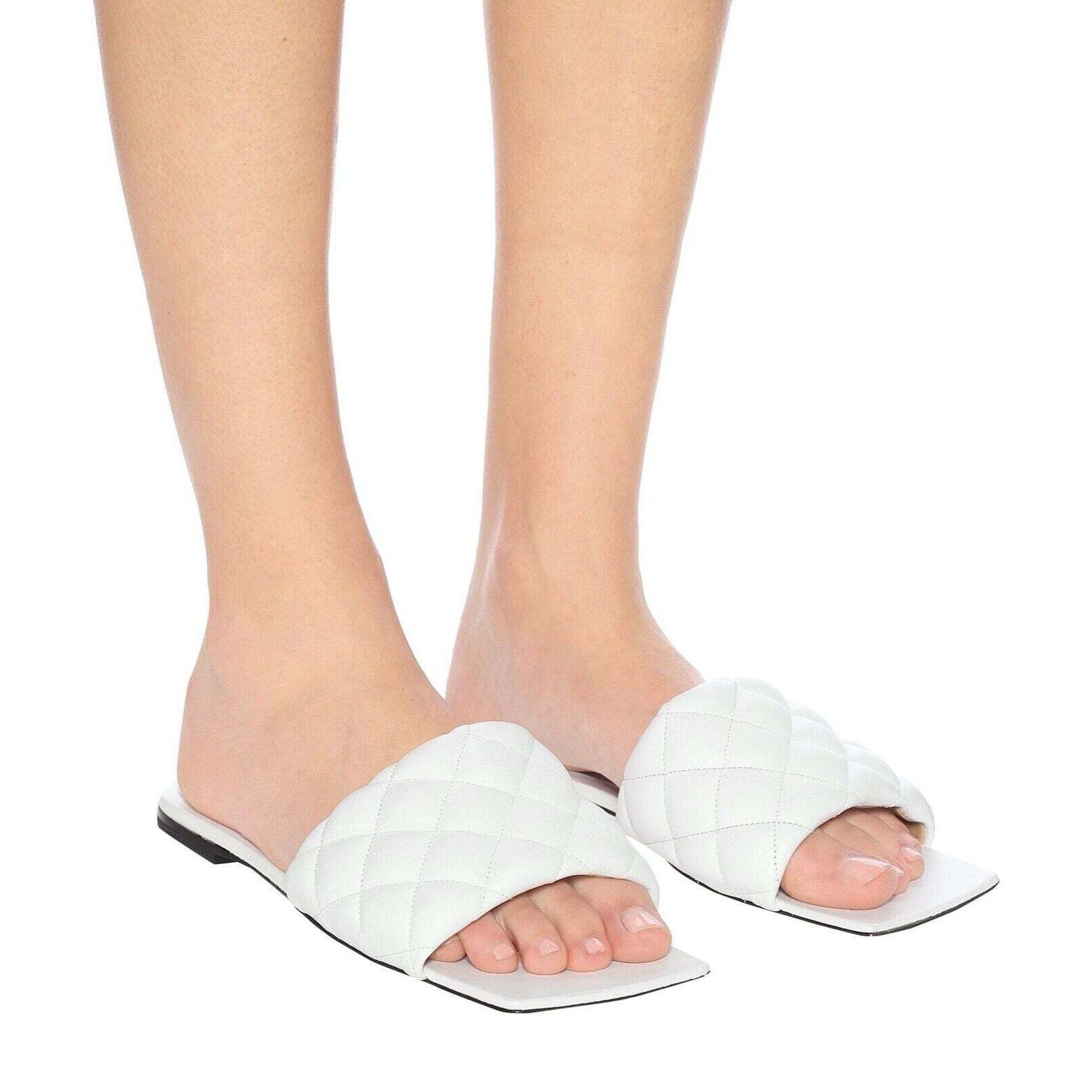 Bottega Veneta Bottega Veneta BV Optic White Padded Leather Quilted Size US 9.5 / IT 39.5 - 5 Thumbnail
