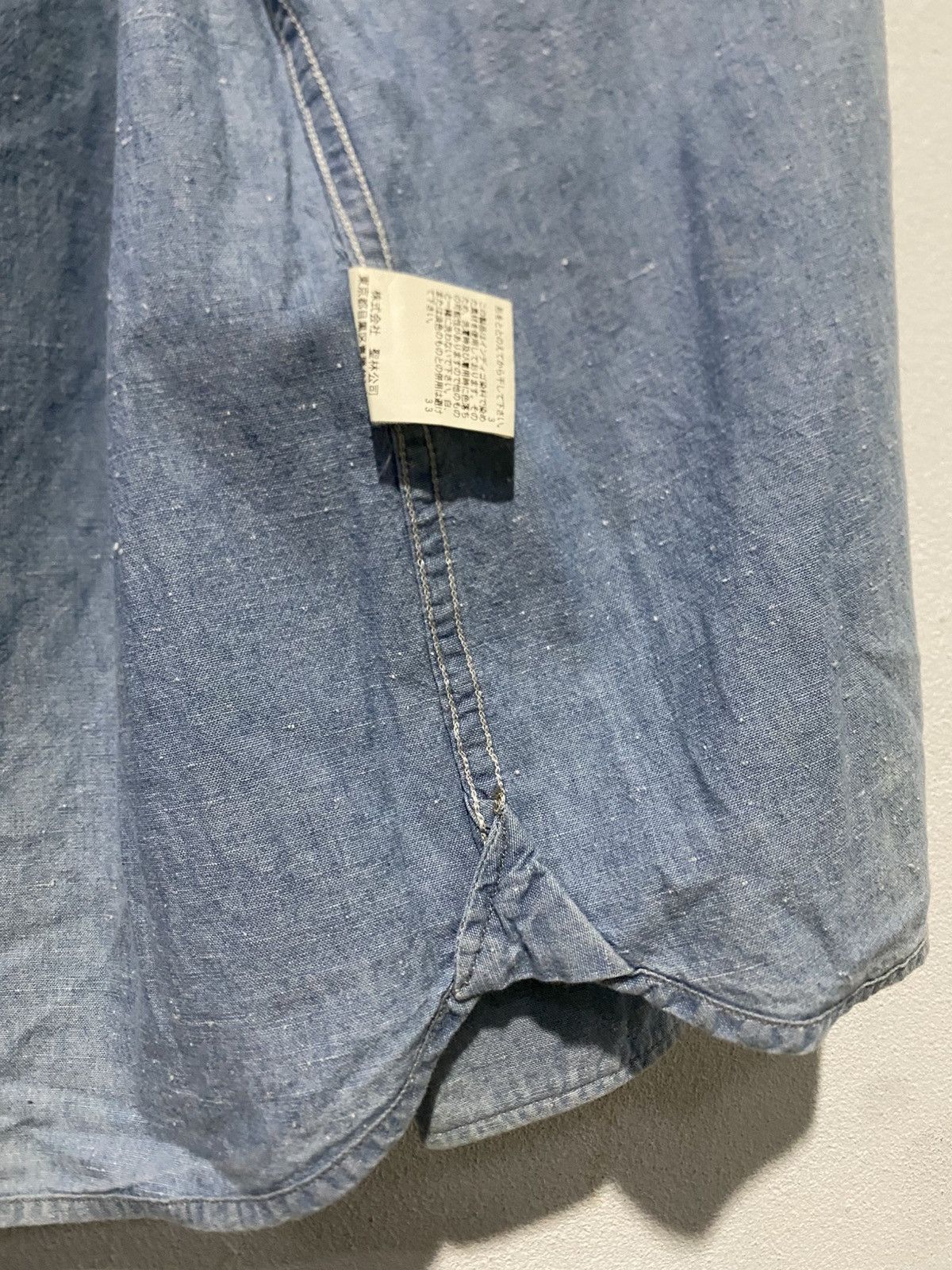 Blue Blue Japan × Japanese Brand Blue Blue Long Sleeve Shirt Button Up Size US M / EU 48-50 / 2 - 12 Thumbnail
