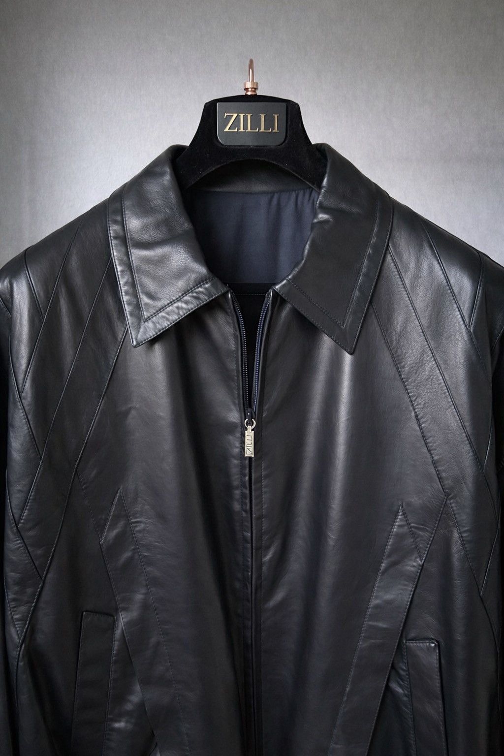 Zilli Zilli DAVENIA Reversible Lambskin Silk Blouson Jacket 52 Size US L / EU 52-54 / 3 - 4 Thumbnail