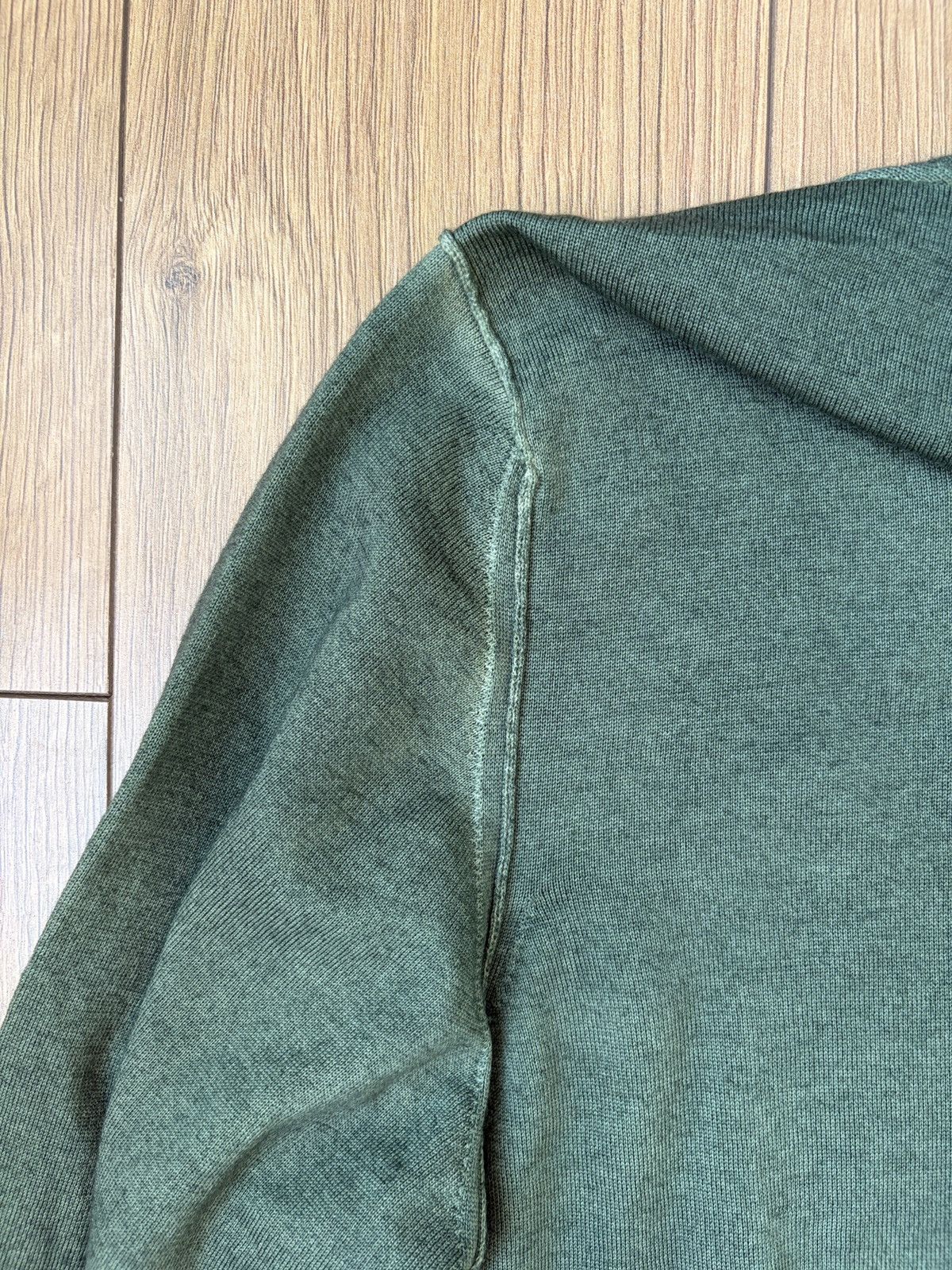 Crossley Crossley Gradient Green Wool Sweater Size US L / EU 52-54 / 3 - 5 Thumbnail