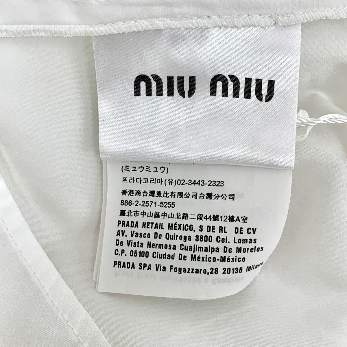 Miu Miu Miu Miu White Embroidered Puff Short Sleeve Blouse K26WX Size M / US 6-8 / IT 42-44 - 6 Thumbnail