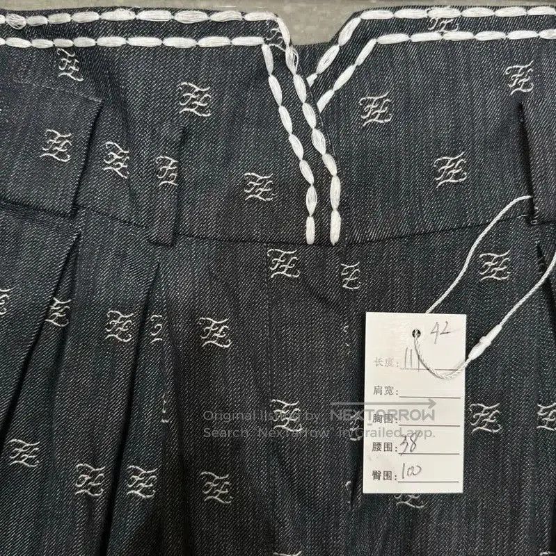 Other Fendi Summer Gray Cotton Logo Casual Pants . Size 24" / US 00 / IT 34 - 5 Thumbnail