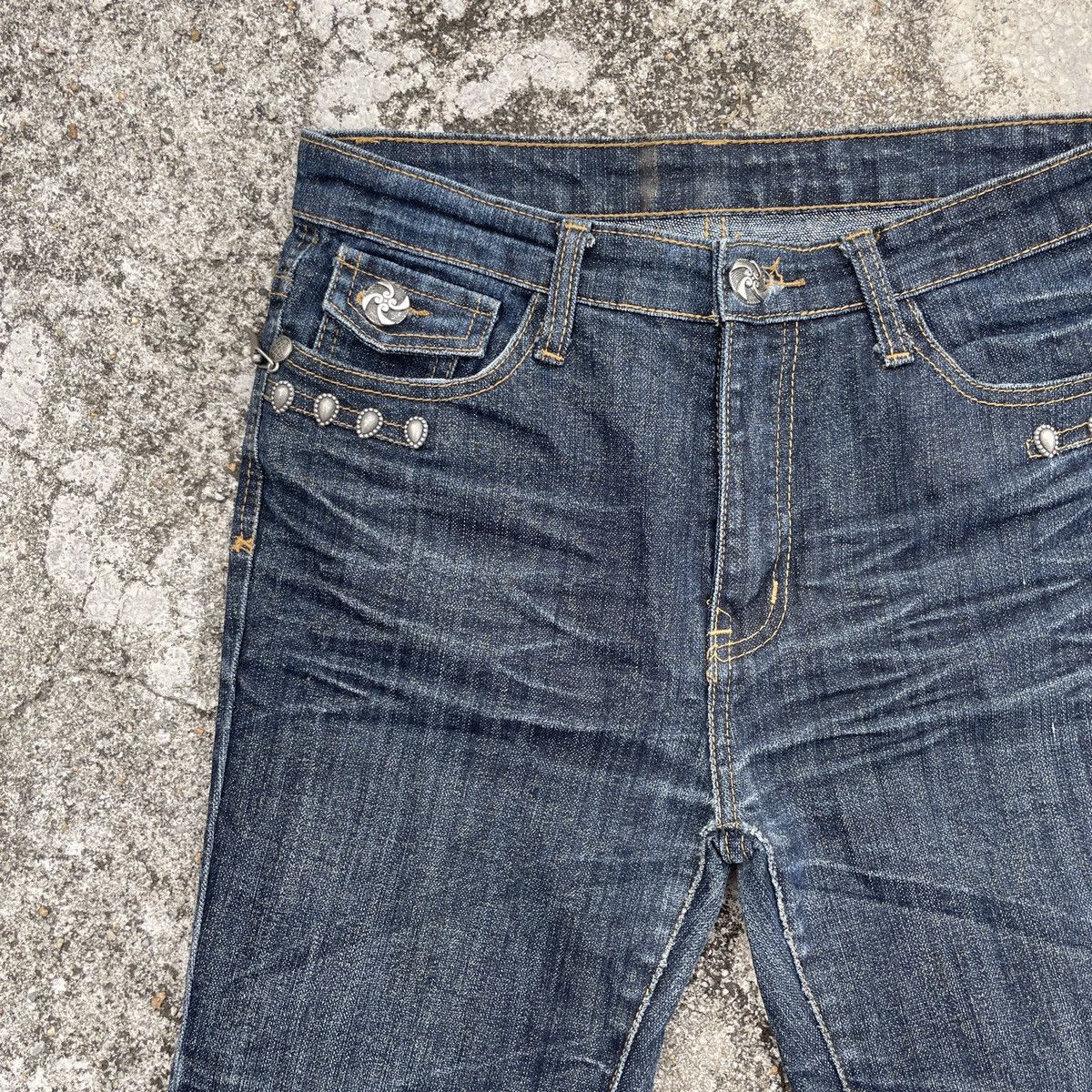 Japanese Brand Vintage Japanese Designer Rare Denim Size 29" - 3 Thumbnail