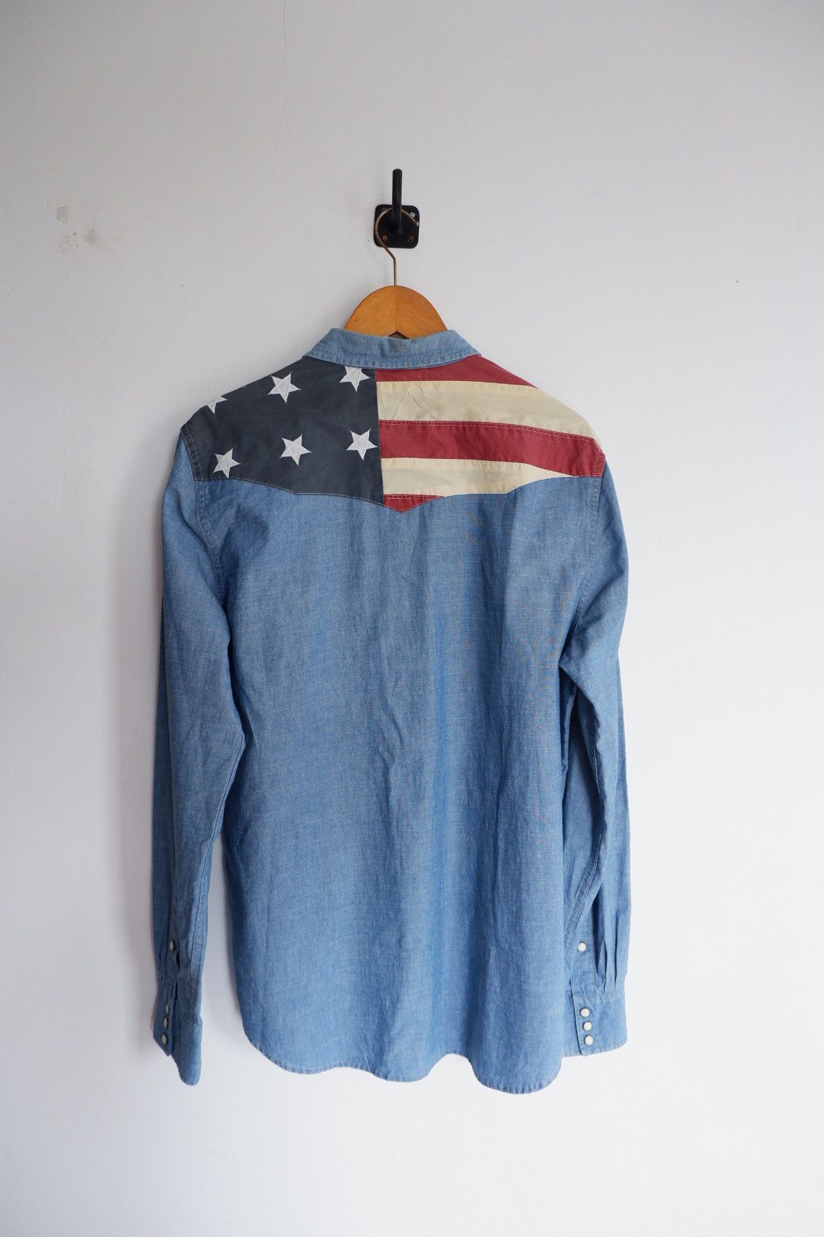 Denim & Supply Ralph Lauren Denim & Supply Ralph Lauren American Flag Button Shirts Size US L / EU 52-54 / 3 - 2 Thumbnail