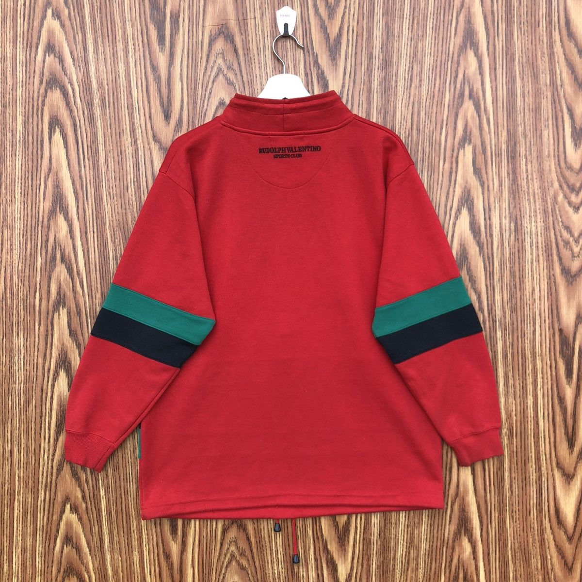 Vintage Vintage 90s Rudolph Valentino Sports Club Sweatshirts Size US L / EU 52-54 / 3 - 6 Thumbnail