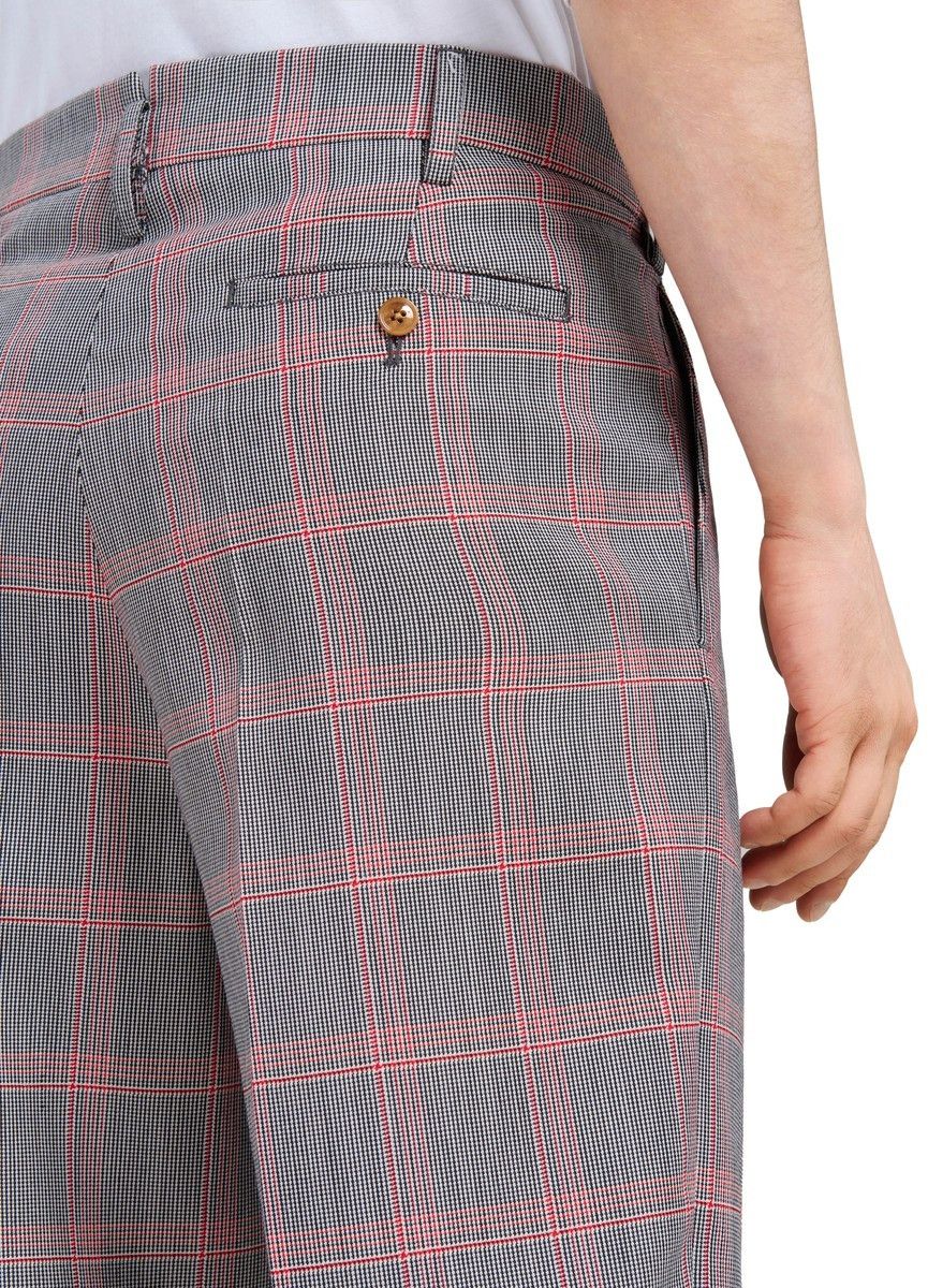 Marni o1w1db10125 Technical Wool Straight-Leg Chinos in Multicolor Size US 40 / EU 56 - 4 Thumbnail