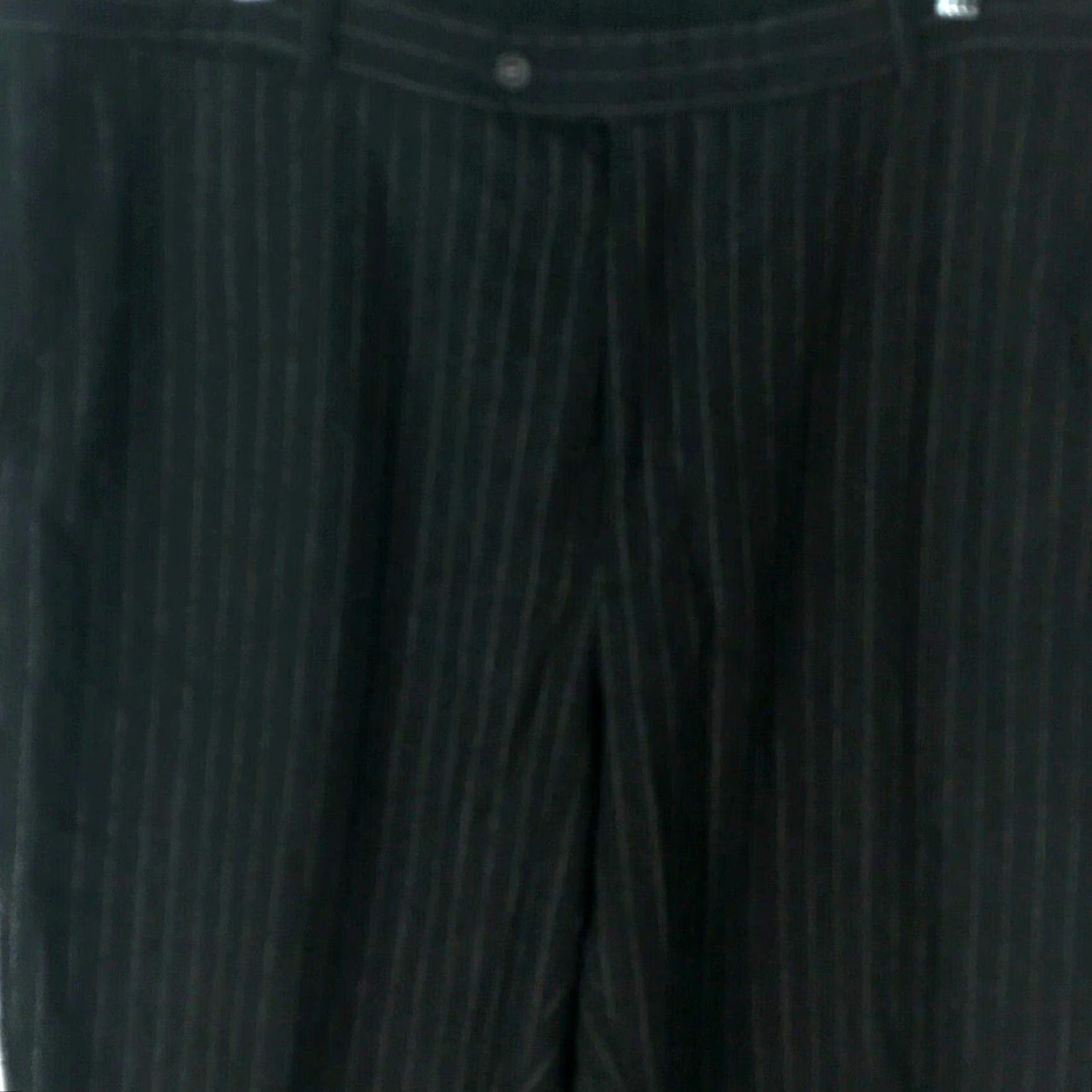 Ralph Lauren VINTAGE Lauren Ralph Lauren Wool Blend Striped Dress Pants Mens Size 38 Black Gray 38X27 Size US 38 / EU 54 - 2 Thumbnail