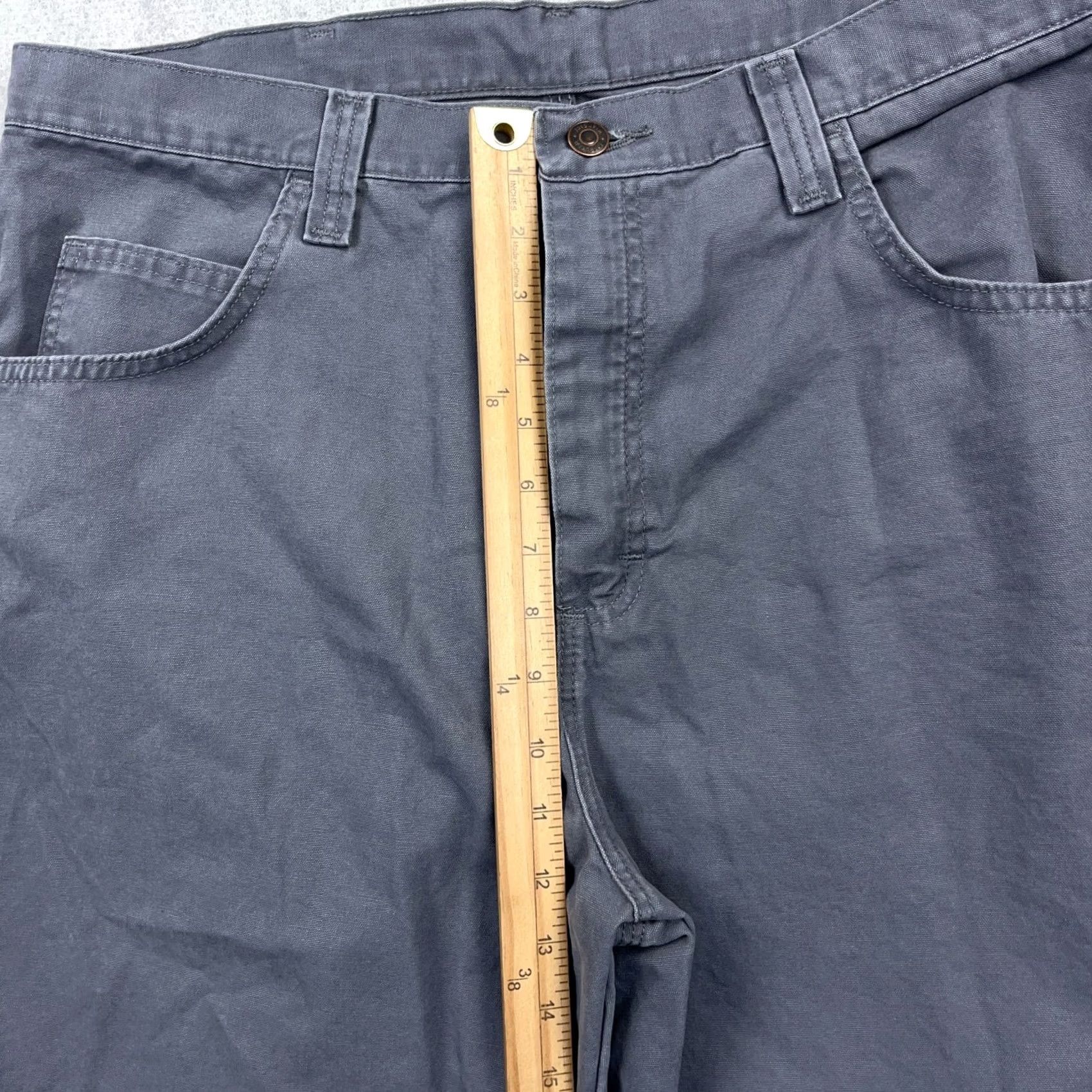 Wrangler VINTAGE Wrangler Shorts Men 38 Carpenter Baggy Gray Canvas Work Wear Skate Bermuda Casual 90s Hip Hop Grunge Rockabilly Classic Mens Size US 38 / EU 54 - 5 Thumbnail