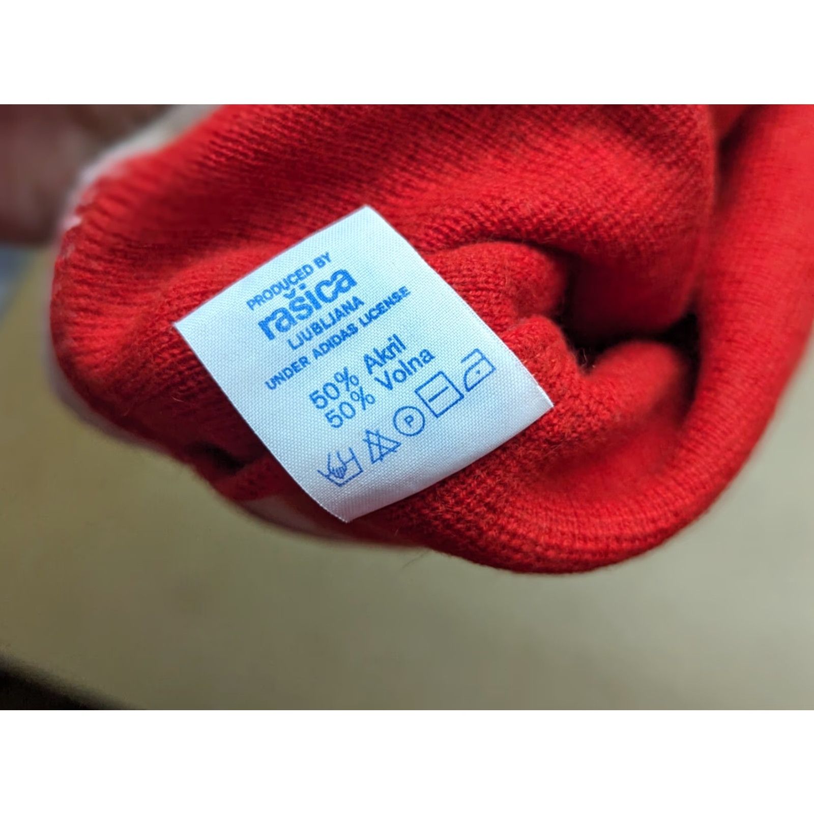 Adidas VINTAGE adidas Ski Beanie Hat Wool Blend Red Lined Slovakia Trefoil Unisex Adults One Size Size ONE SIZE - 7 Thumbnail