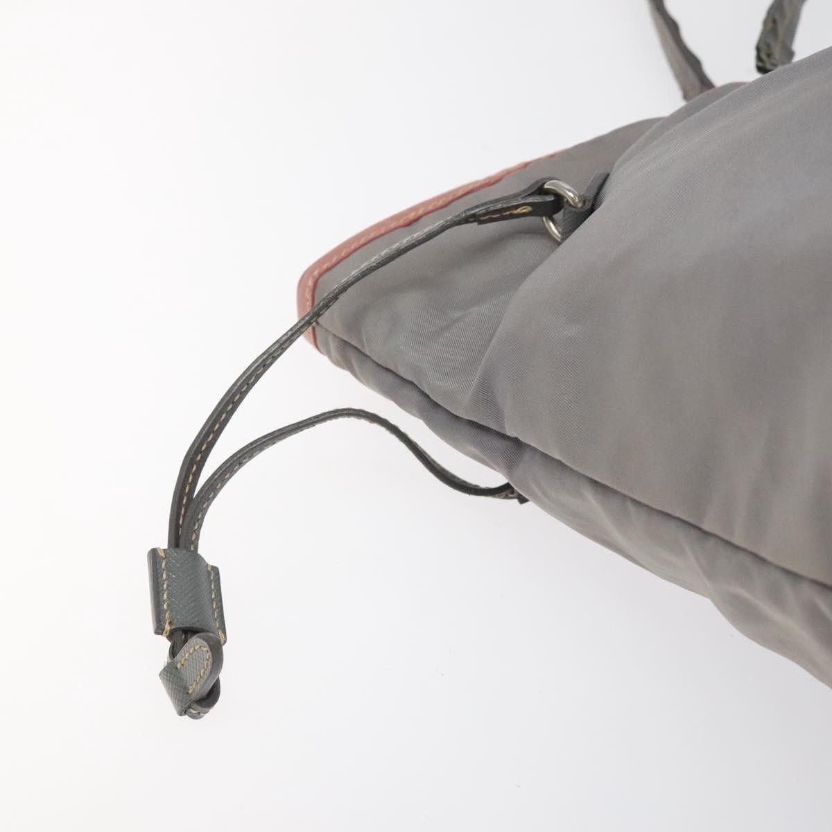 Prada PRADA Tote Bag Nylon Gray Size ONE SIZE - 14 Thumbnail