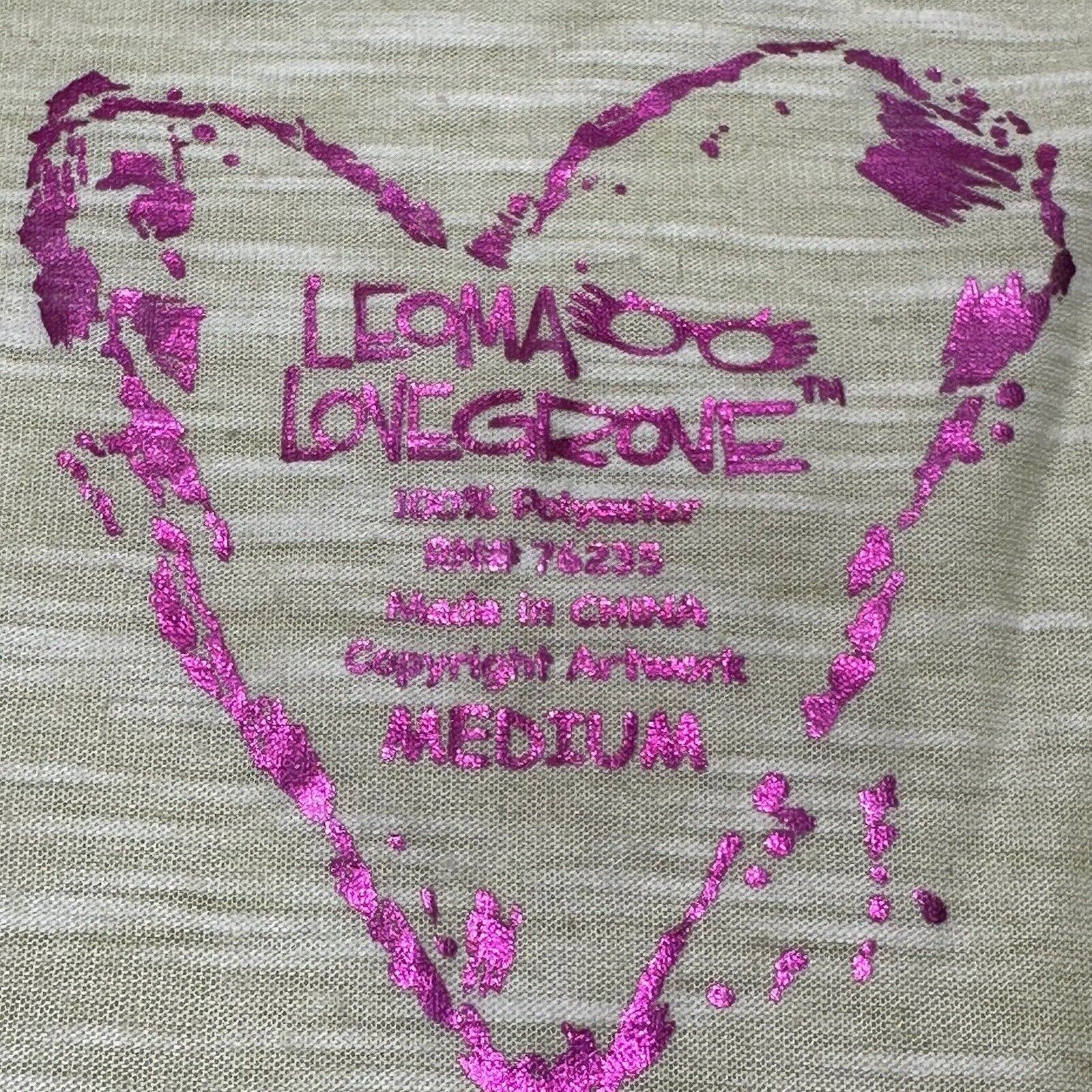 Other Leoma Lovegrove Medium Lovebird Rhinestone V Neck T Shirt Size M / US 6-8 / IT 42-44 - 3 Thumbnail