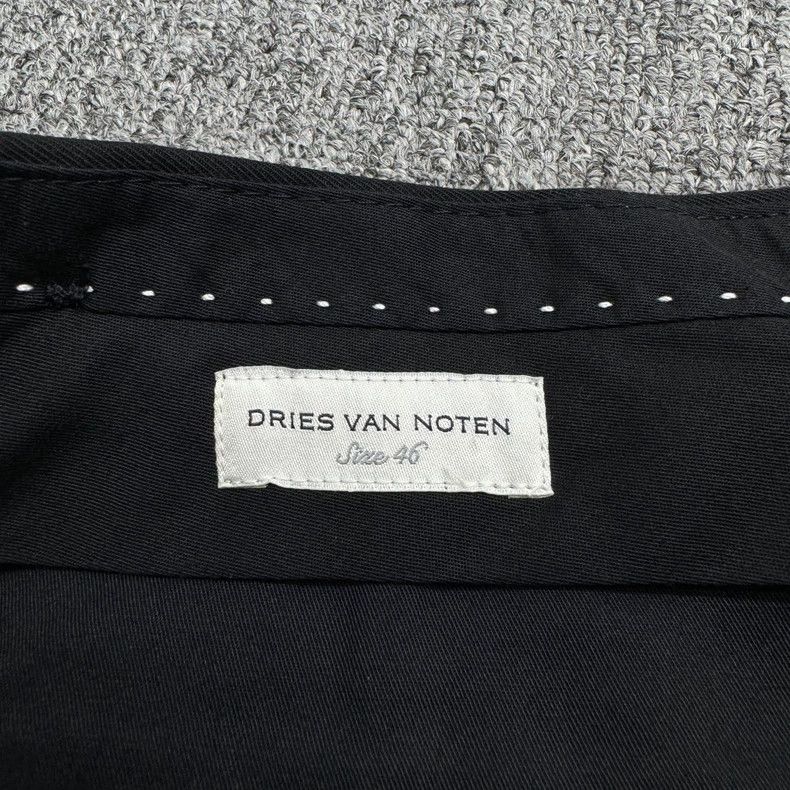 Dries Van Noten driesvan noten Black wool slacks 2503-Nextarrow Size US 30 / EU 46 - 2 Thumbnail